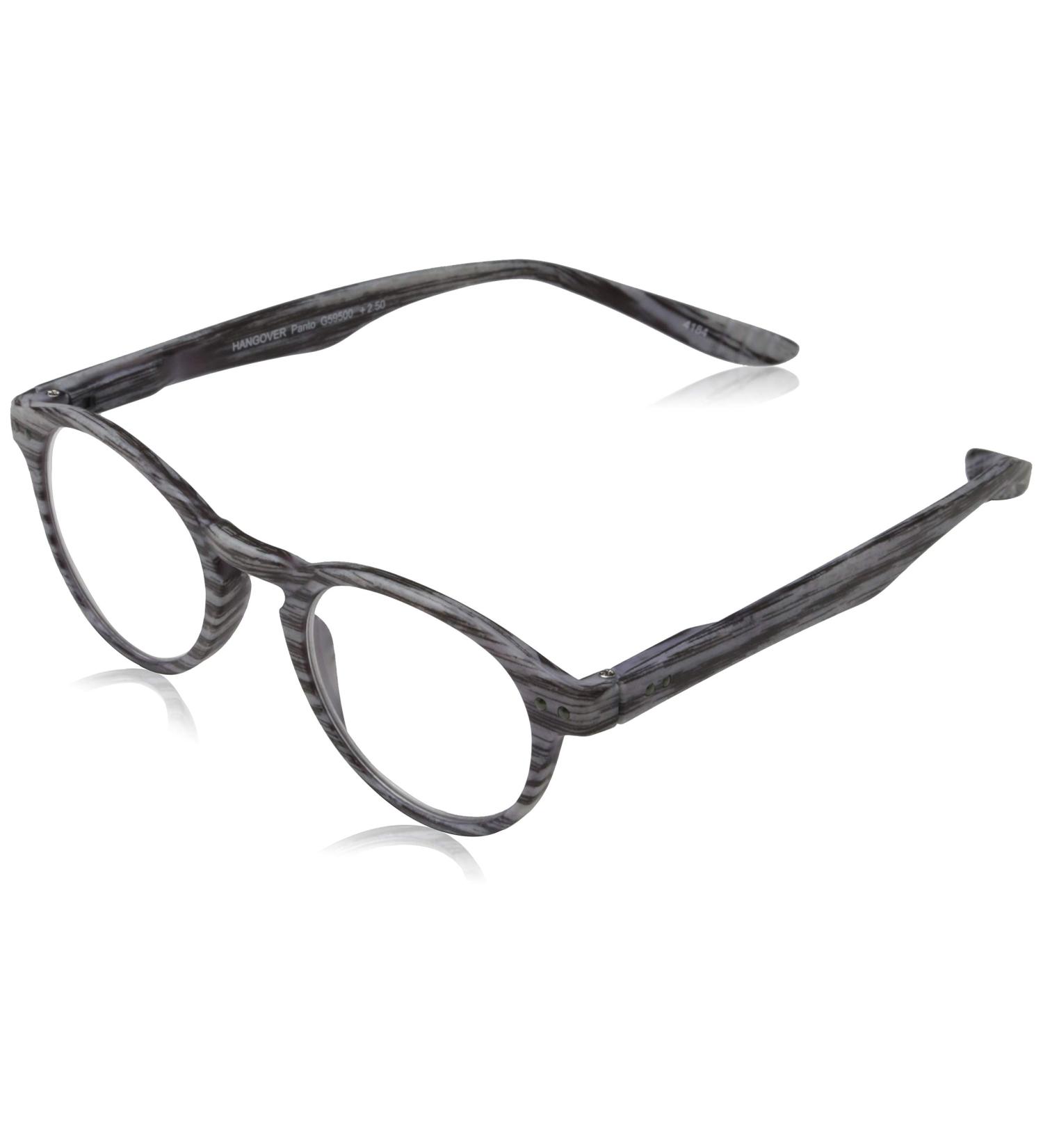 I Need You Reading Glasses Hangover Panto - Stylish +2.50 Diopter Black-Grey Eyewear for All Occasions - International Shipping Available - Buy Online on GoSupps.com