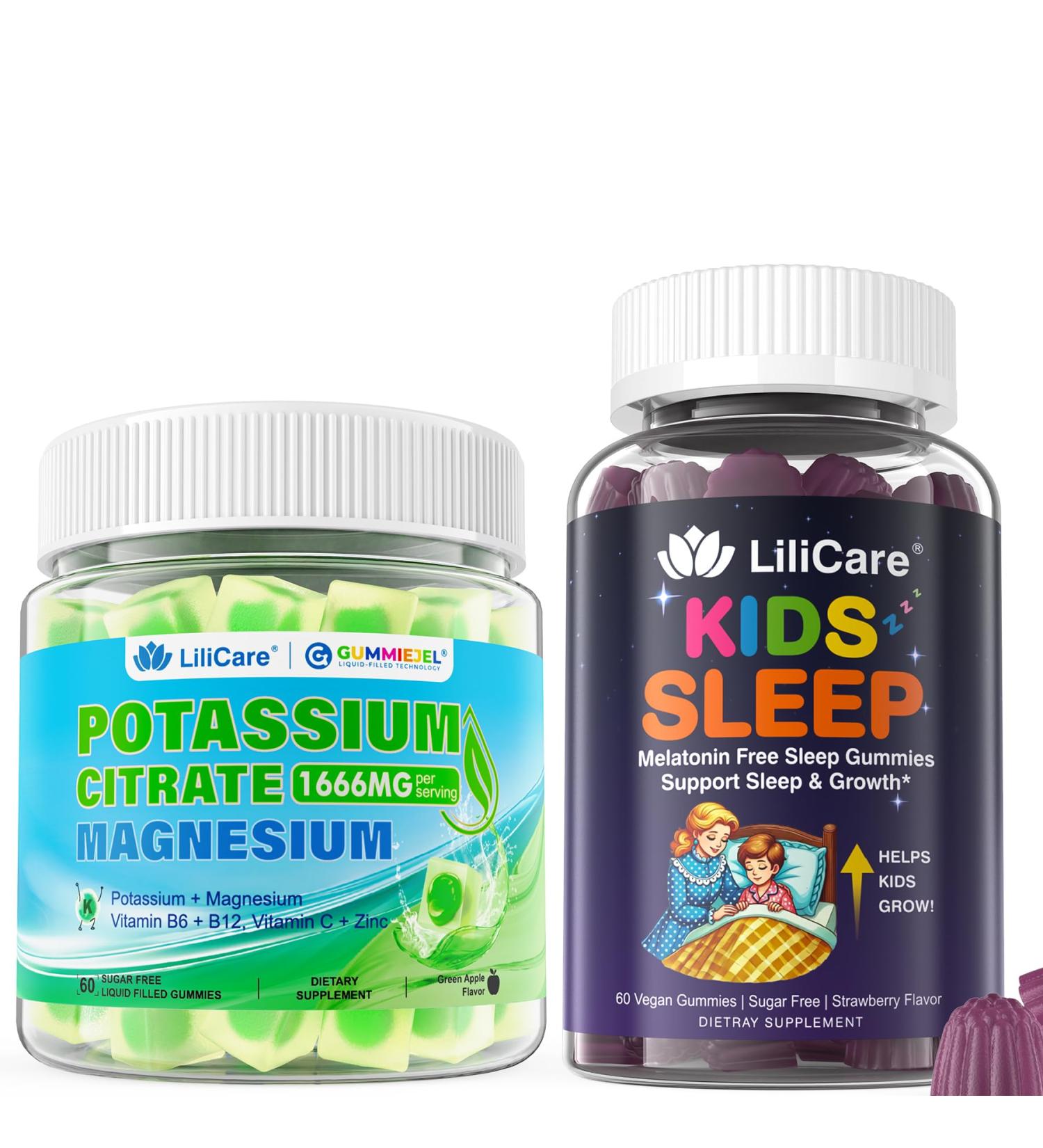 Magnesium Glycinate Potassium Citrate Gummies 2Pack - Buy Online on GoSupps.com