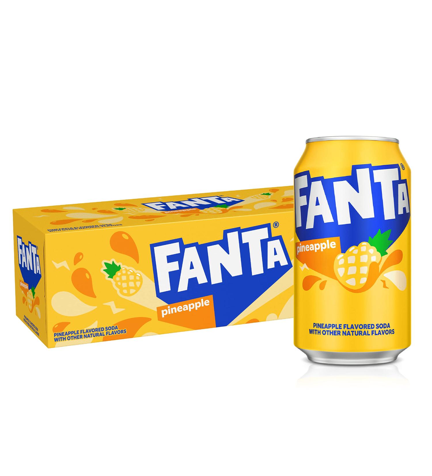 Buy Fanta Pineapple 12-Pack (355ml) - Refreshing Pineapple Soda for International Delivery - Buy Online on GoSupps.com