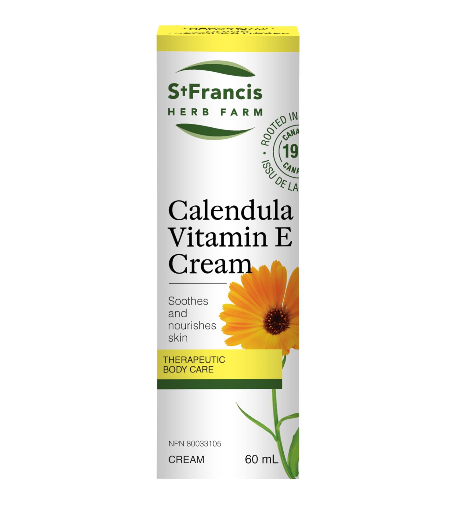 Calendula Vitamin E Cream(60mL) Brand: St Francis - Buy Online on GoSupps.com