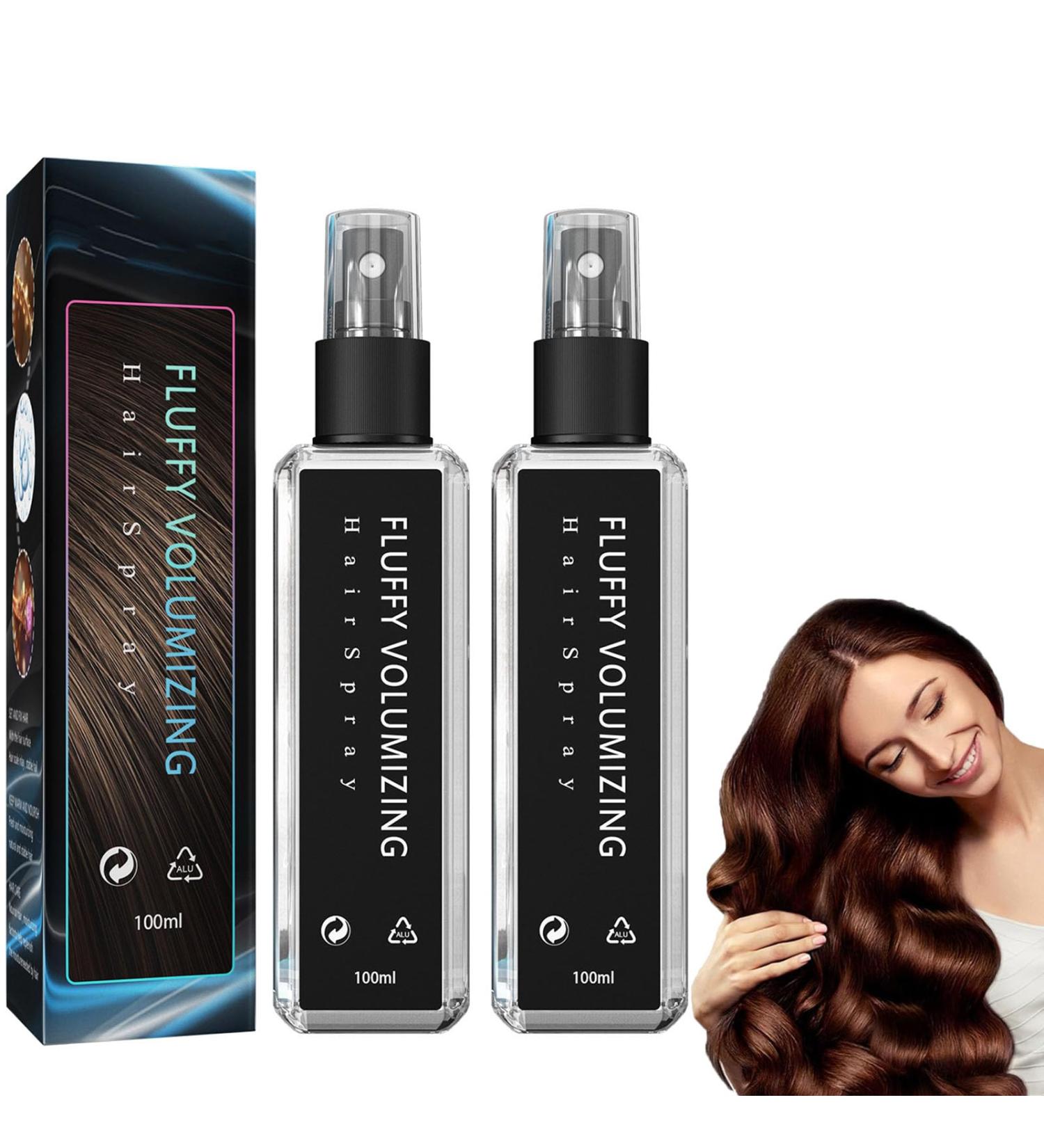 Natural Plant Protein Hair Thickening Spray Fluffy Volumizing Hair Spray Magic Volume Hairspray Hair Thickener Spray Protein Spray For Hair Non Sticky Hair Spray For Volume (100 ml 2PCS) 100 ml 2PCS - Buy Online on GoSupps.com