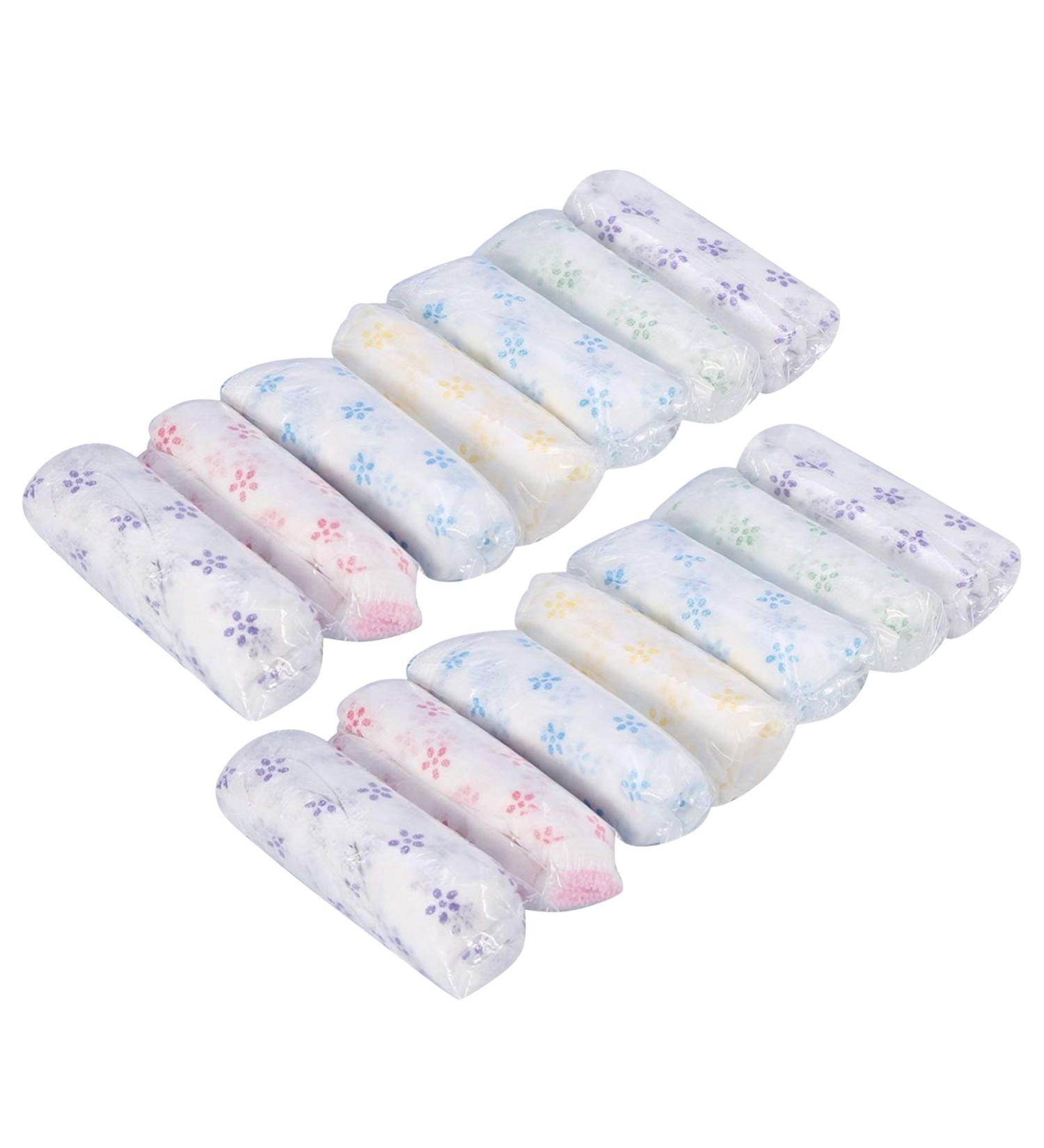 LAEMILIA Women's Disposable Maternity Underwear - 14 Pack Multicolored Floral Print, Double-layer Cotton Crotch, Elastic Waist - Ideal for Travel, Hotel, Spa - Buy Online on GoSupps.com