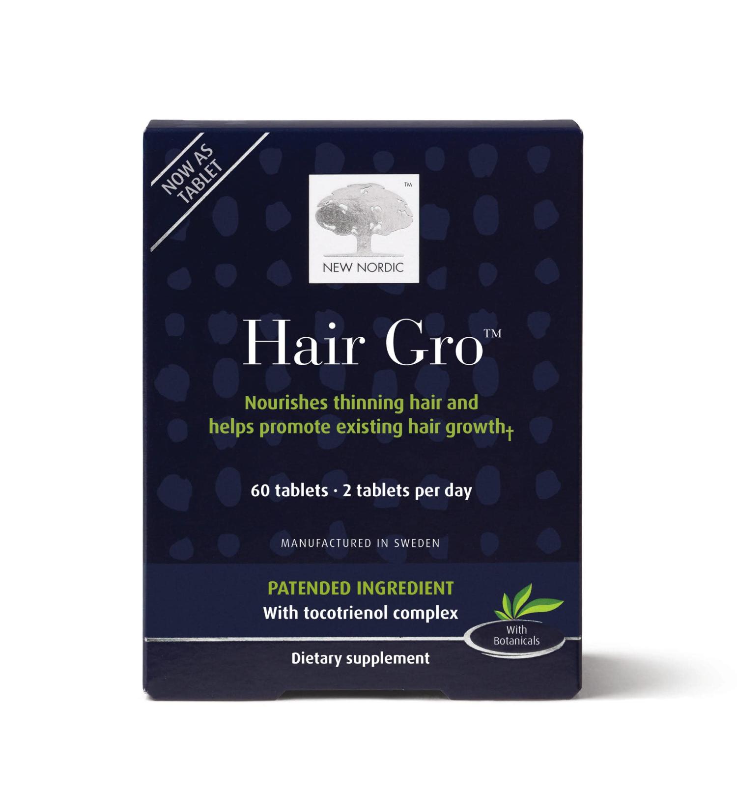 New Nordic Hair Gro - 60 Capsules for Thicker, Healthier Hair Growth - Buy Online on GoSupps.com