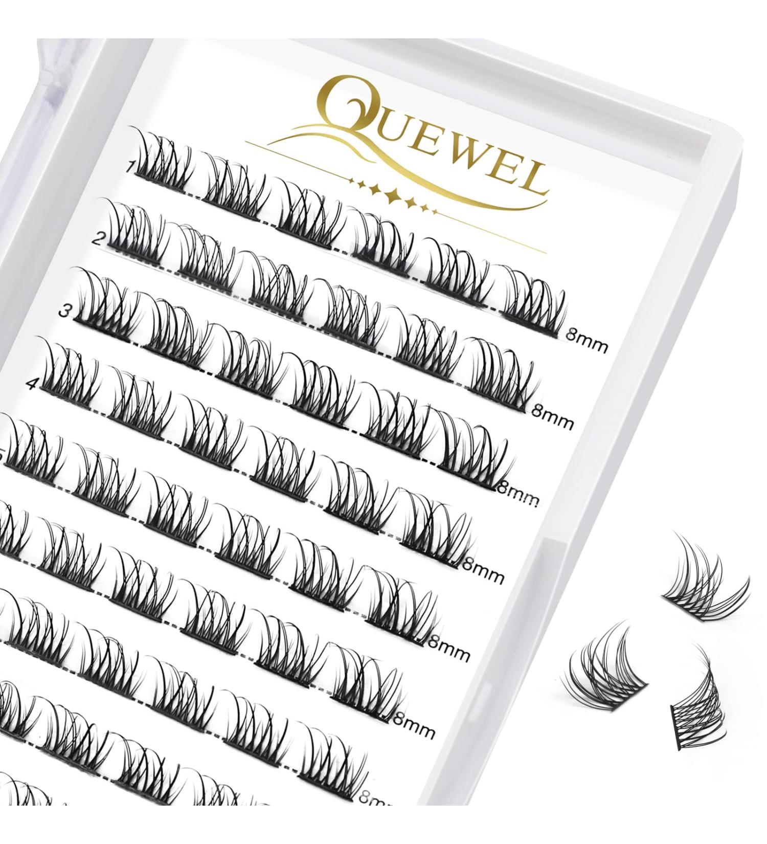 Individual Eyelash Clusters - D Curl 8mm | Natural Looks & DIY Extensions | 1 Pack - Buy Online on GoSupps.com