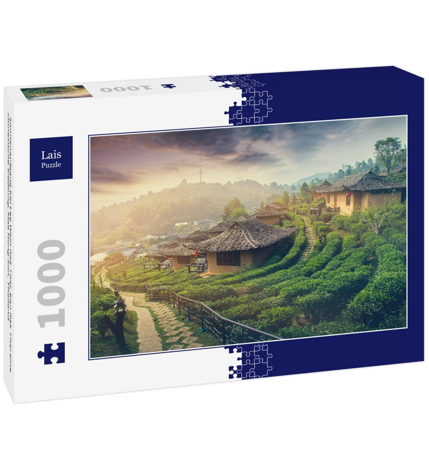 Lais Puzzle Sunrise at Lee Wein Rak Thai Ban Rak Thai a Chinese settlement Mae Hong Son Thailand 1000 pieces - Buy Online on GoSupps.com