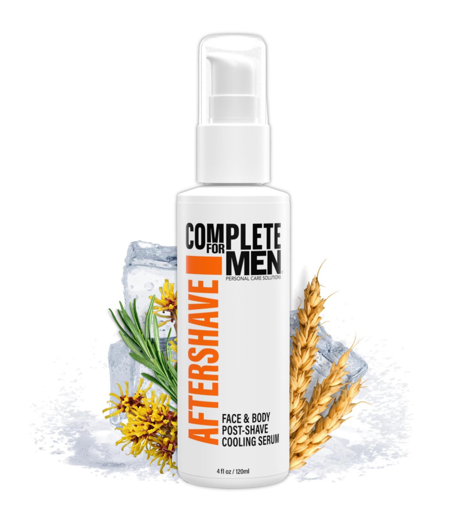 Buy Natural Alcohol-Free Aftershave for Men - Soothing & Cooling Shave Gel for Sensitive Skin - Buy Online on GoSupps.com