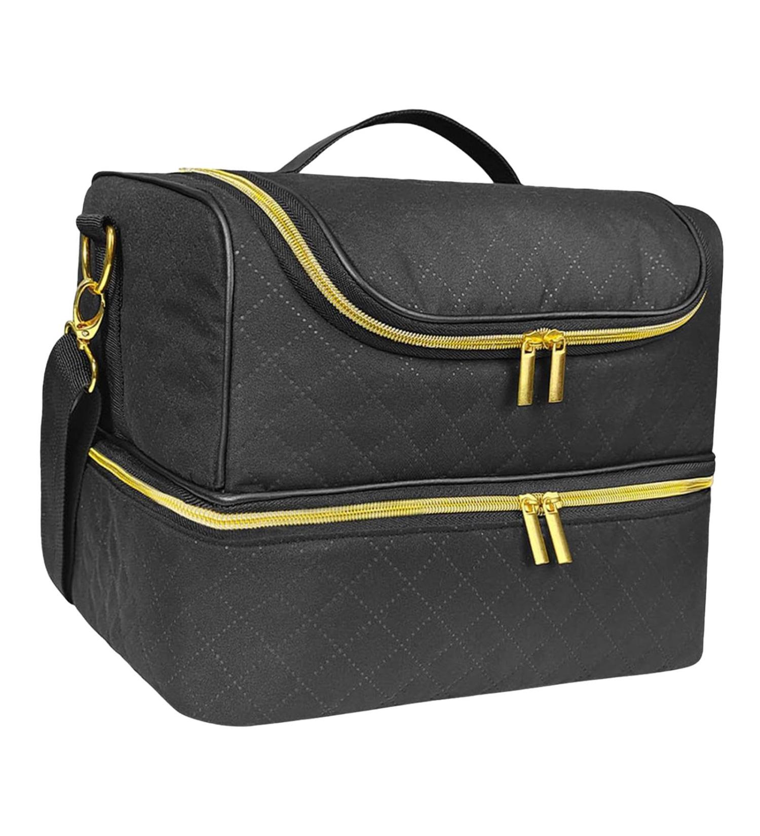  G n rique Gel polish organizer nail polish organizer bag nail kit bag the double-layer nail polish organizer bag contains 60 bottles and a UV nail lamp - Buy Online on GoSupps.com