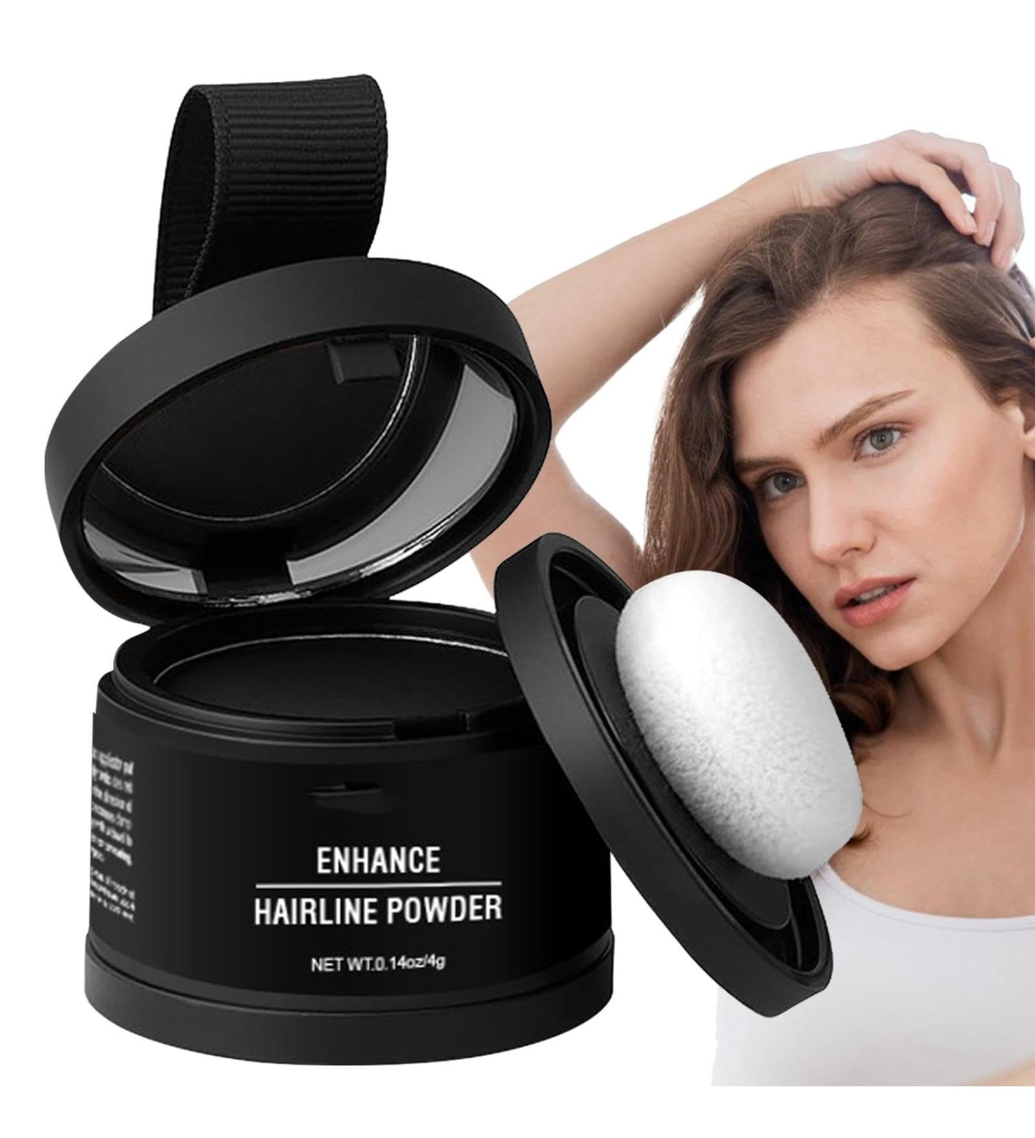 Hair Powder Hair Powder Hair Texture Powder with Applicator - Long Lasting Coverage Hair Shading Tool Corrector for Black - Buy Online on GoSupps.com