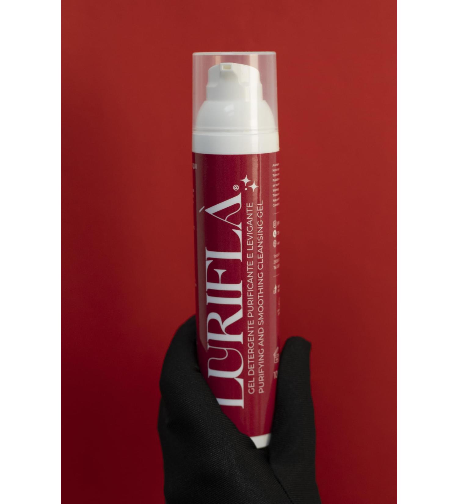 Lurifla Gentle purifying facial cleansing gel with seawater and marine collagen 100 ml - Buy Online on GoSupps.com