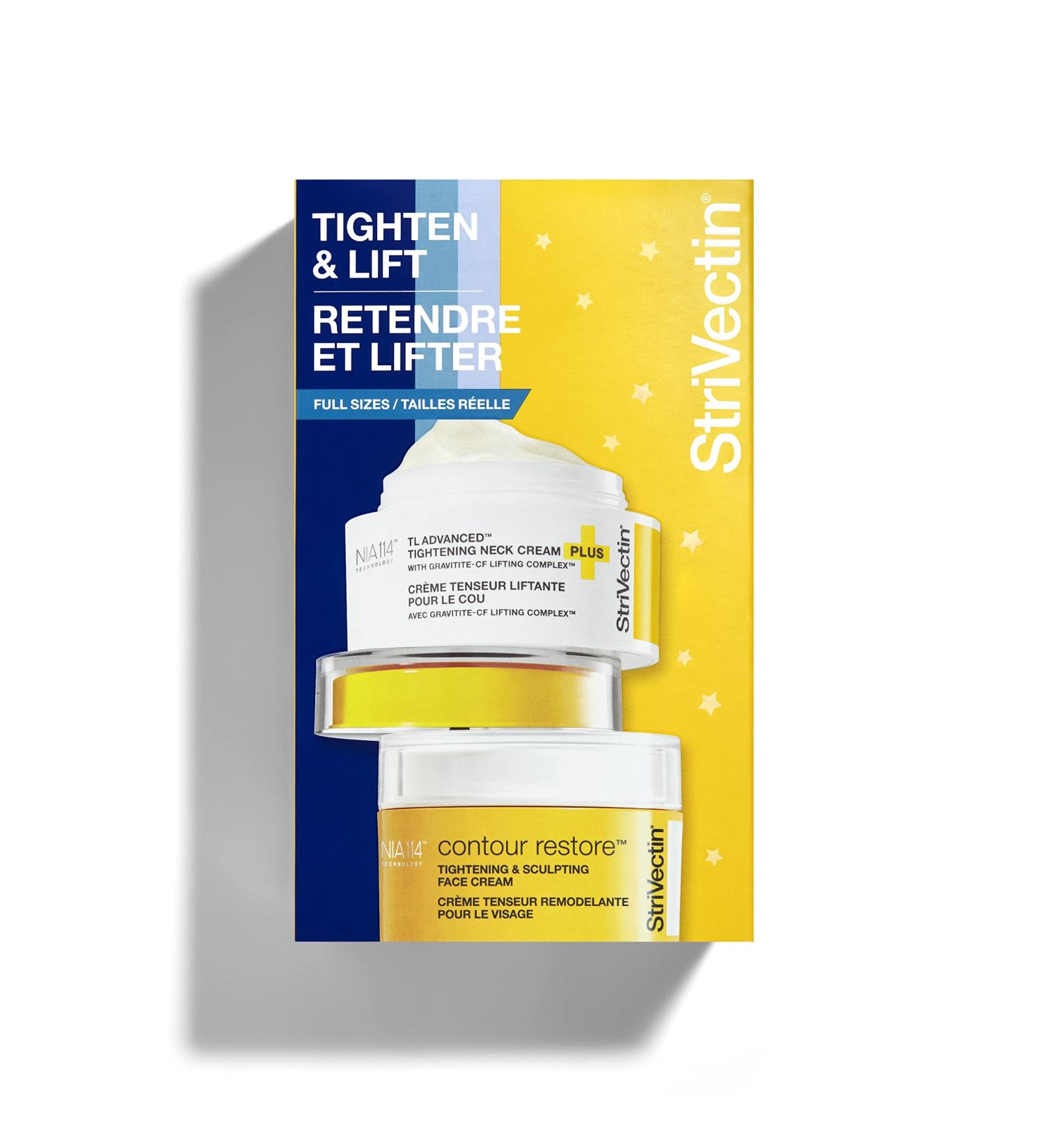 StriVectin Tighten & Lift Advanced Neck Cream Duo - Visibly Smoothing Wrinkles | Improves Skin Elasticity | Firming Treatment for Neck & Dcollet - Buy Online on GoSupps.com