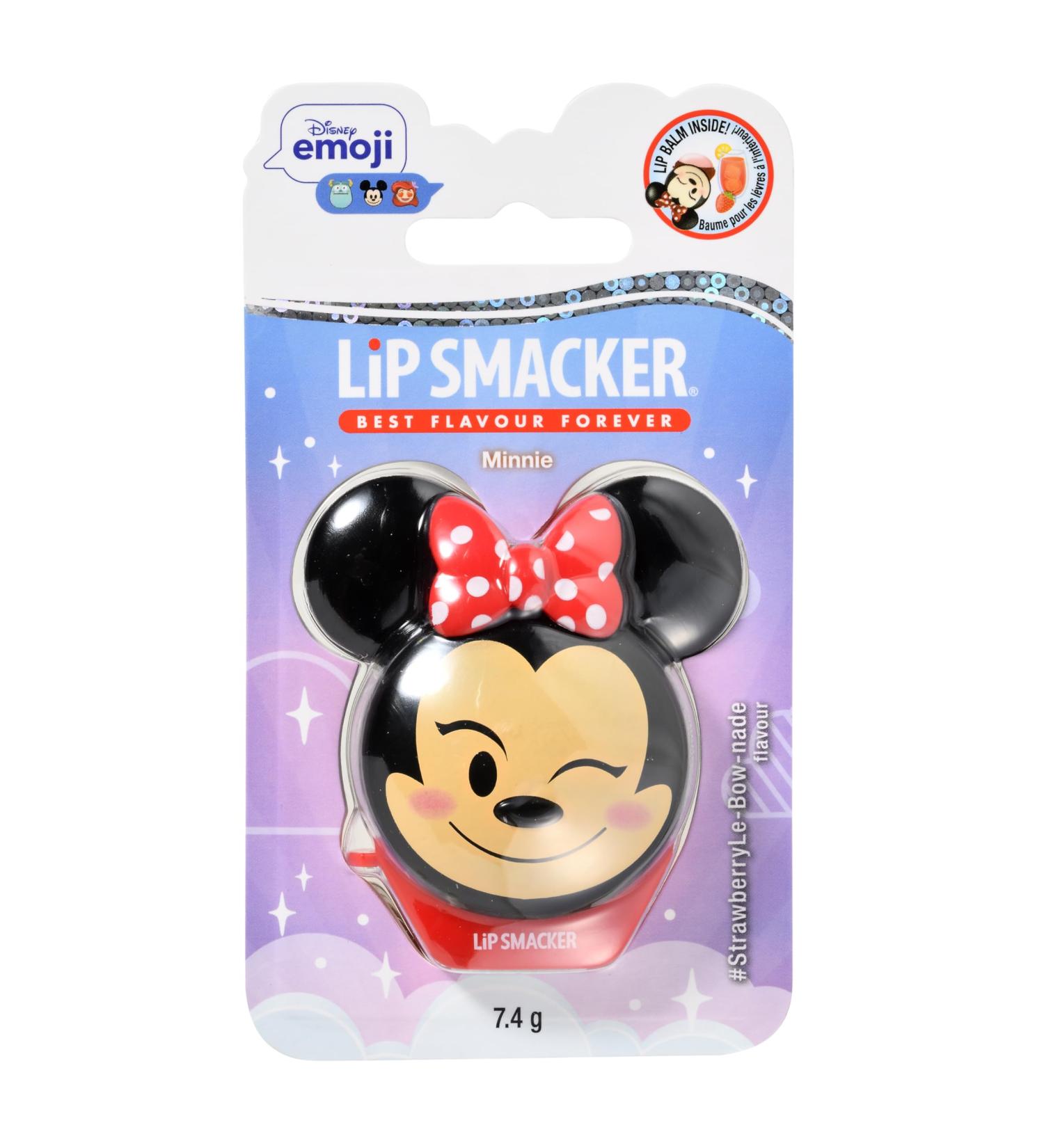  Lip Smacker Lip Smacker Collection Disney Emoji Minnie Mouse Unique Balm for Children Safe and Colorless for a Natural Finish Strawberry Lemonade - Buy Online on GoSupps.com