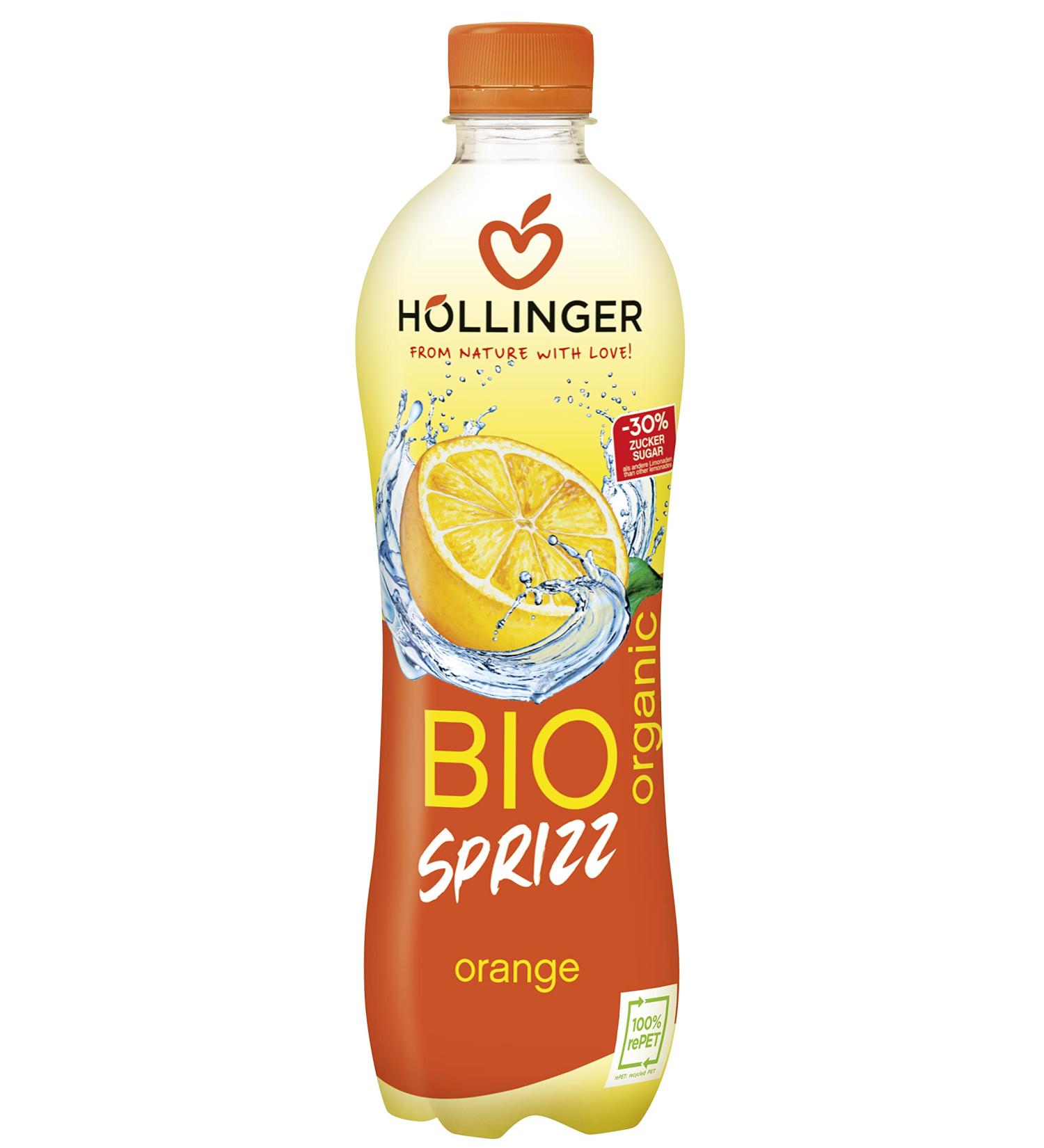 Hollinger Juice Organic Orange Sprizz 0.5 L - Buy Online on GoSupps.com