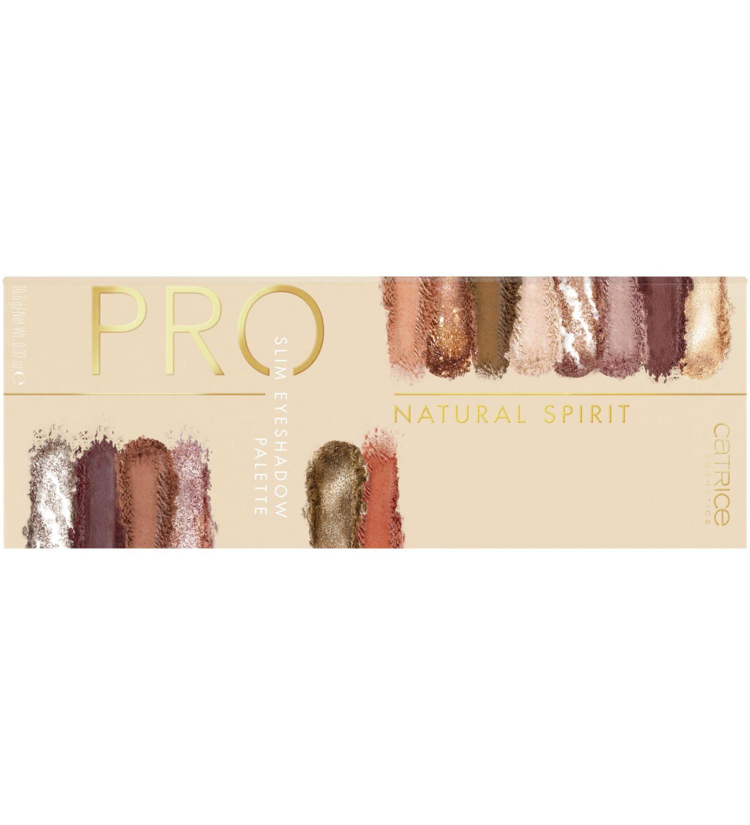 Catrice Pro Natural Spirit Slim Eyeshadow Palette No. 010 - 16 Color Vegan Eyeshadow Matte Metallic & Shimmer Finish Nano-Free - Shop Internationally - Buy Online on GoSupps.com