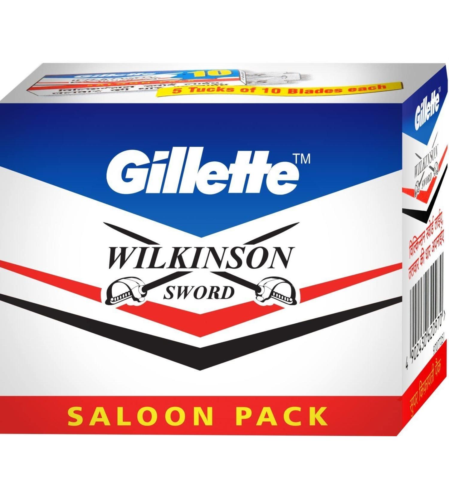 100 X Wilkinson Sword Double Edge Safety Razor Blades