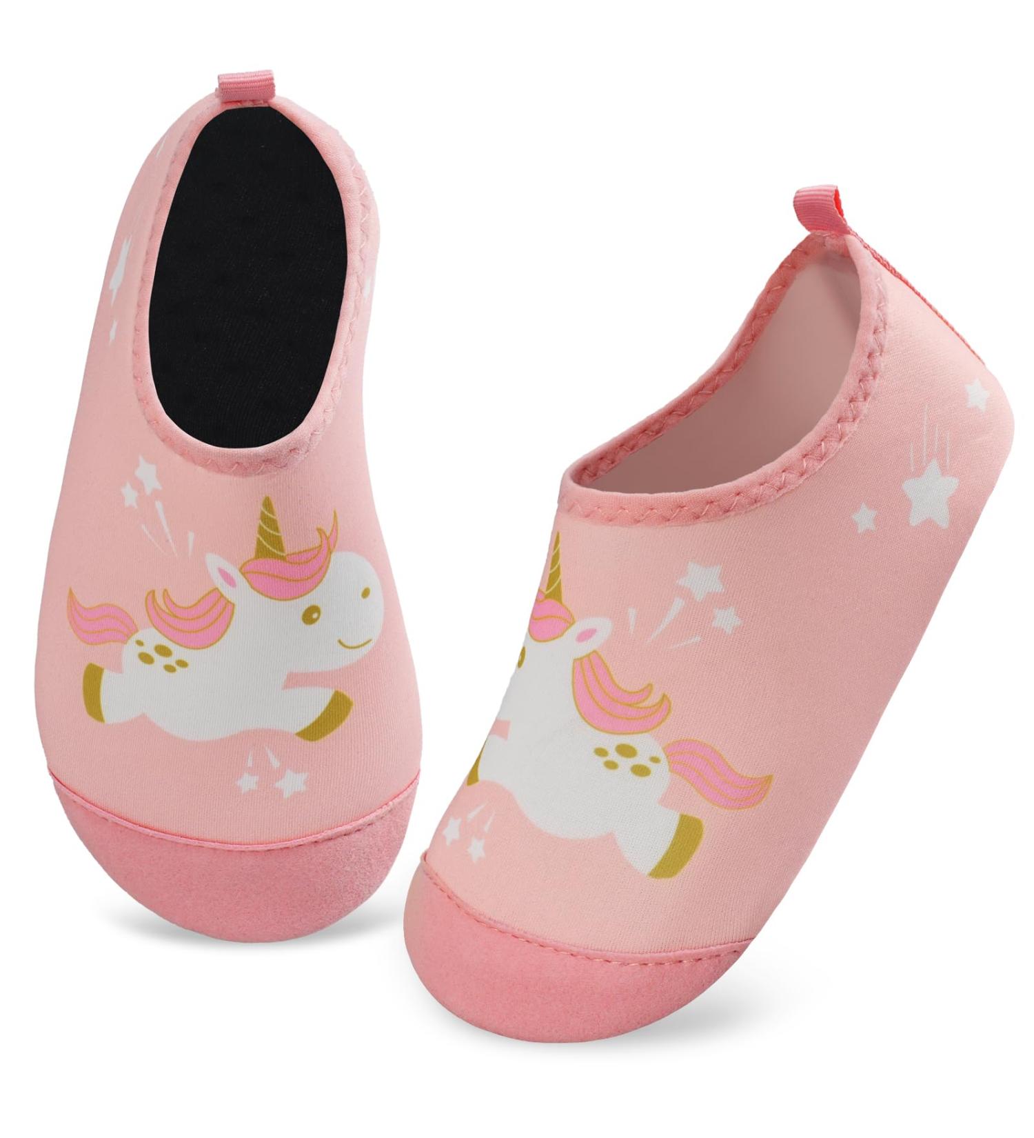 Shop Kyopp Kids Aqua Shoes - Non-Slip Unicorn Pink Surf & Beach Water Shoes for Boys & Girls | EU Sizes 20/21 | Perfect for Swimming & Play - Buy Online on GoSupps.com