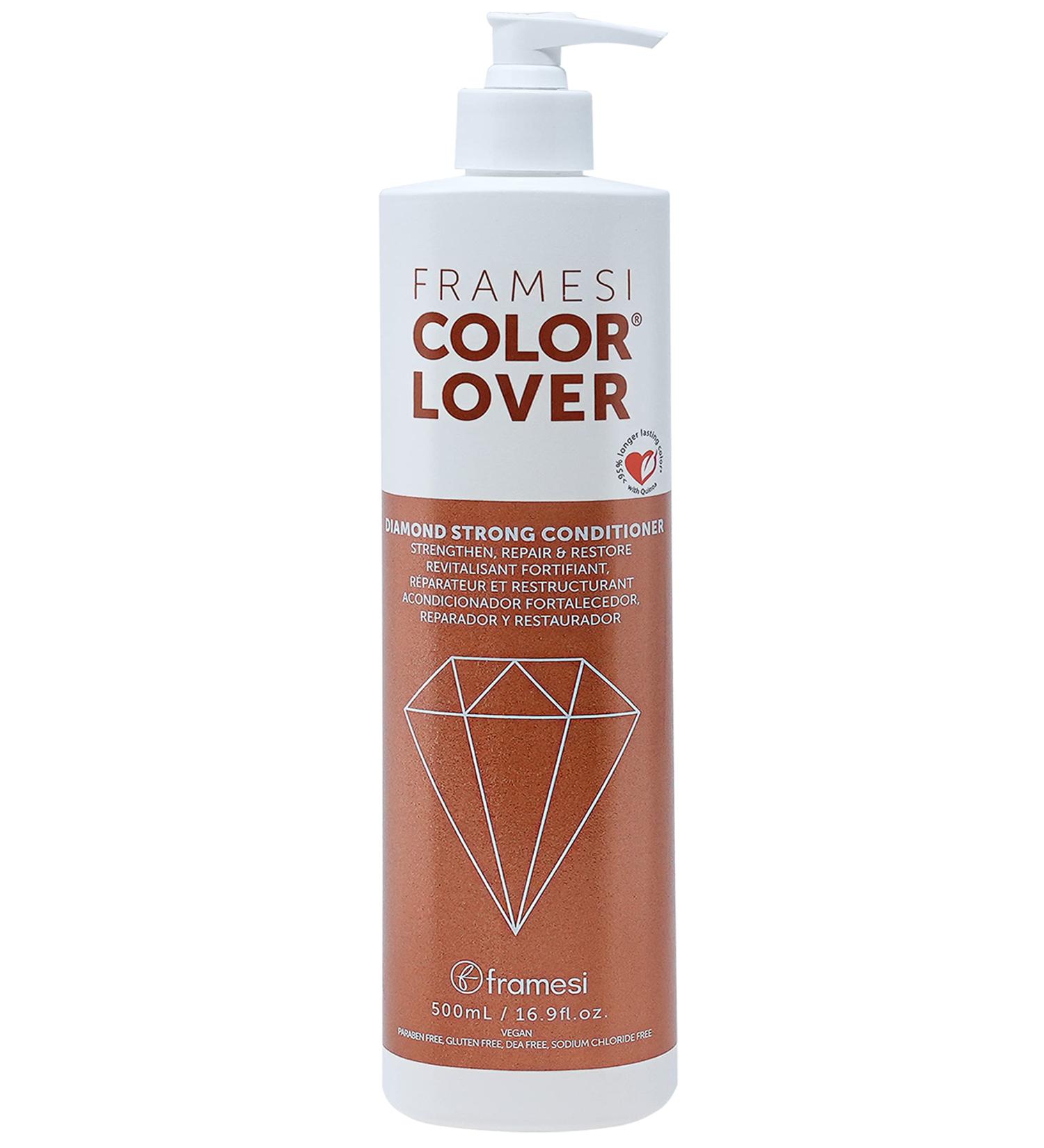 FRAMESI Color Lover Diamond Strong Conditioner 16.9 fl oz - Best International Shipping & Care for Colored Hair - Buy Online on GoSupps.com
