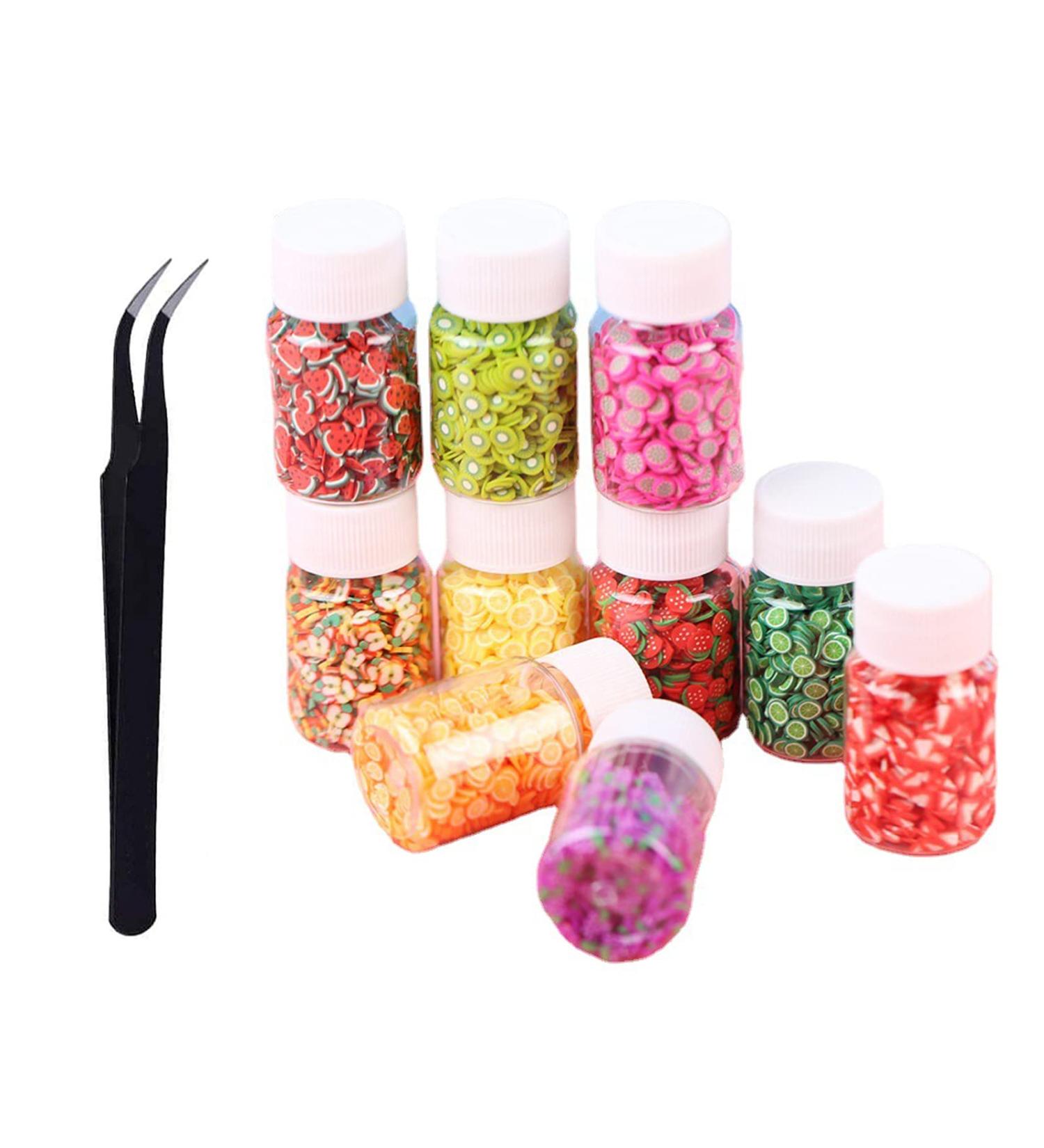 BANGSUN Fruit Slices for Nail Art - 8500pcs Assorted Decorations for Slime and DIY Projects | International Shipping Available - Buy Online on GoSupps.com