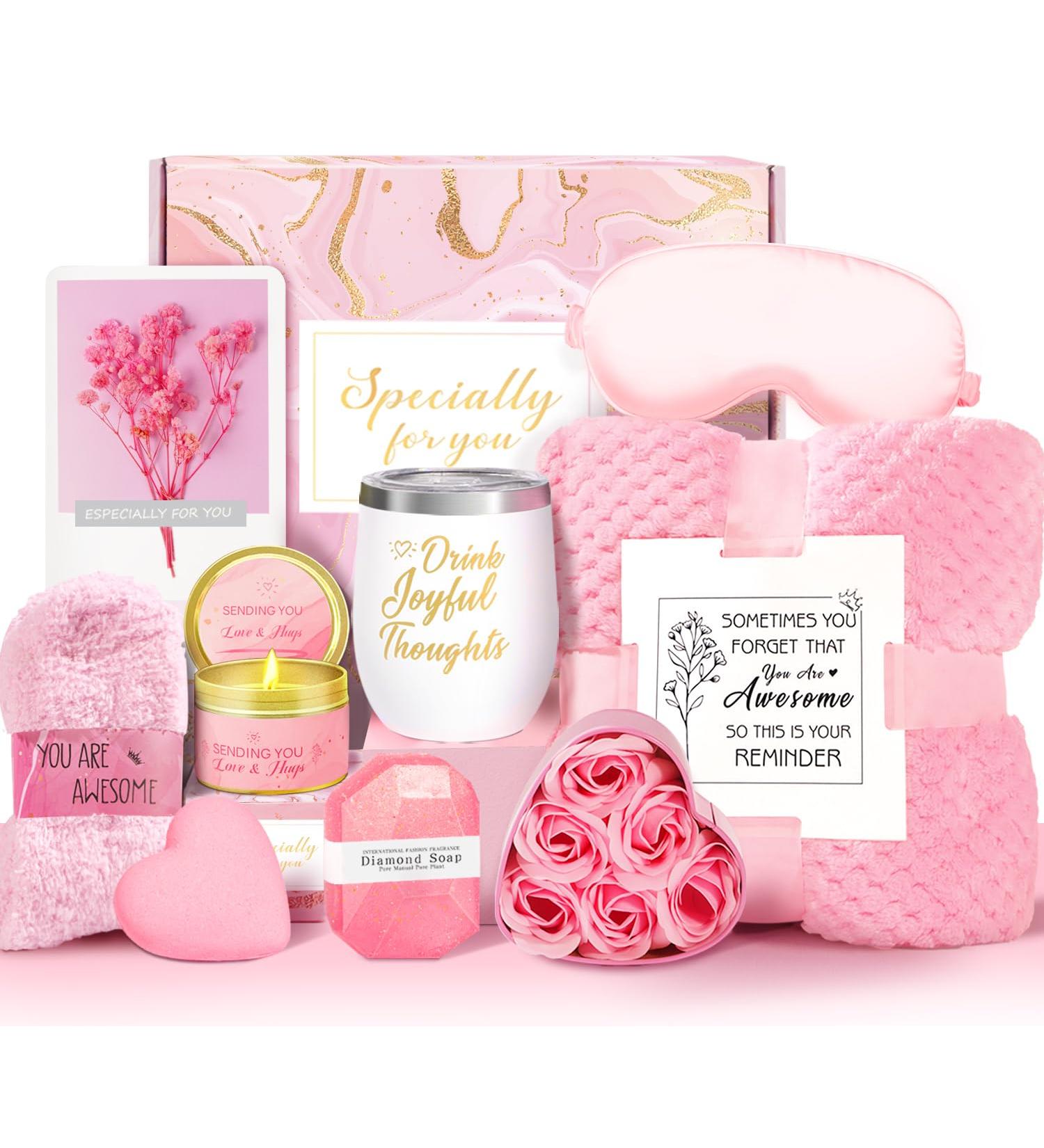 Birthday Gifts for Women Her Self Care Pamper Gifts for Women Unique Relaxing Spa Gift Basket Care Package Gift Set for Best Friends Female Sister Mom Wife Her Girlfriend Coworker Bestie Teachers - Buy Online on GoSupps.com