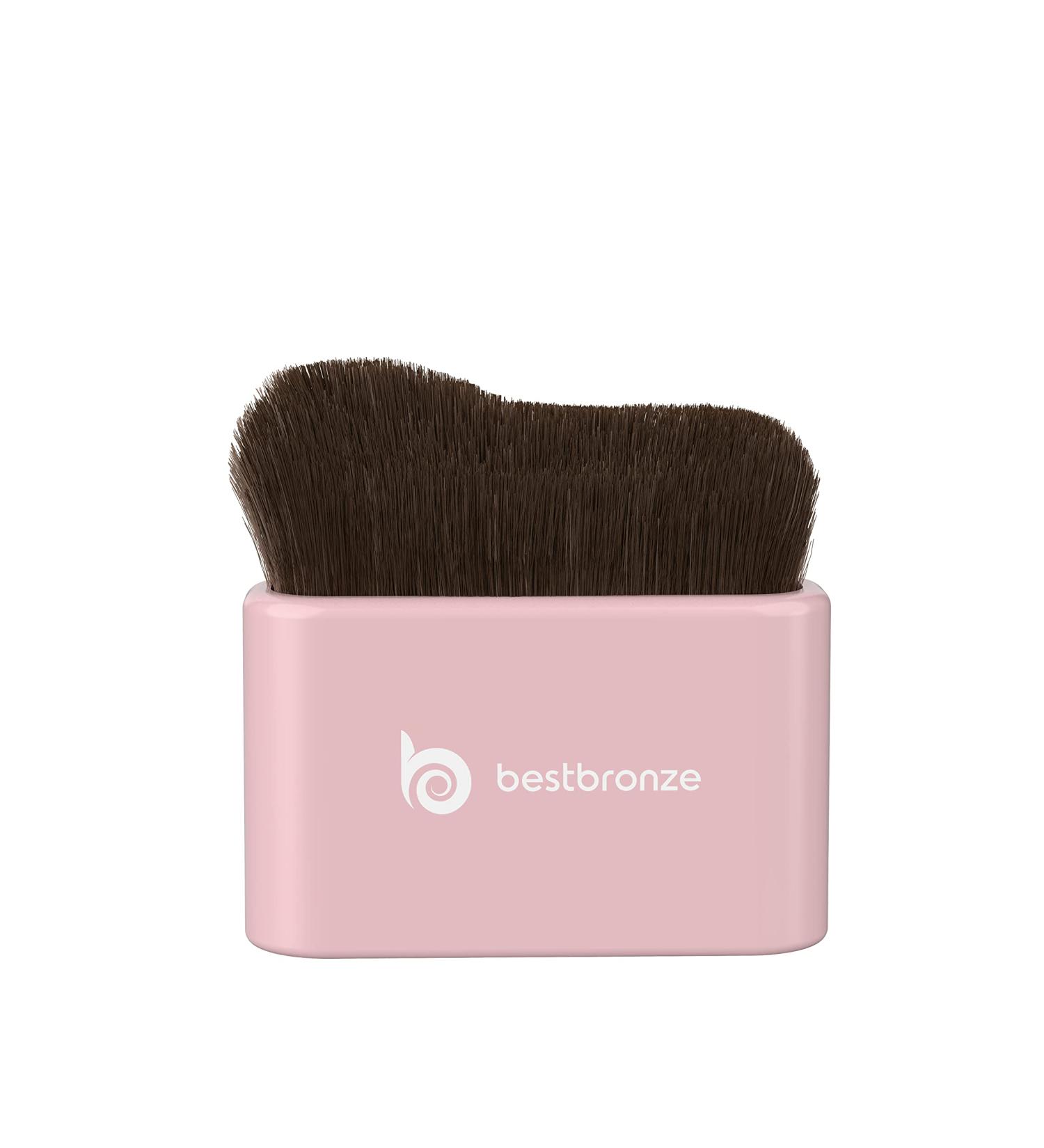 Vegan Bronze Liquid Foundation Brush | Cruelty-Free Makeup Blending Brush with Soft Synthetic Bristles - Professional Contour Shape - Buy Online on GoSupps.com