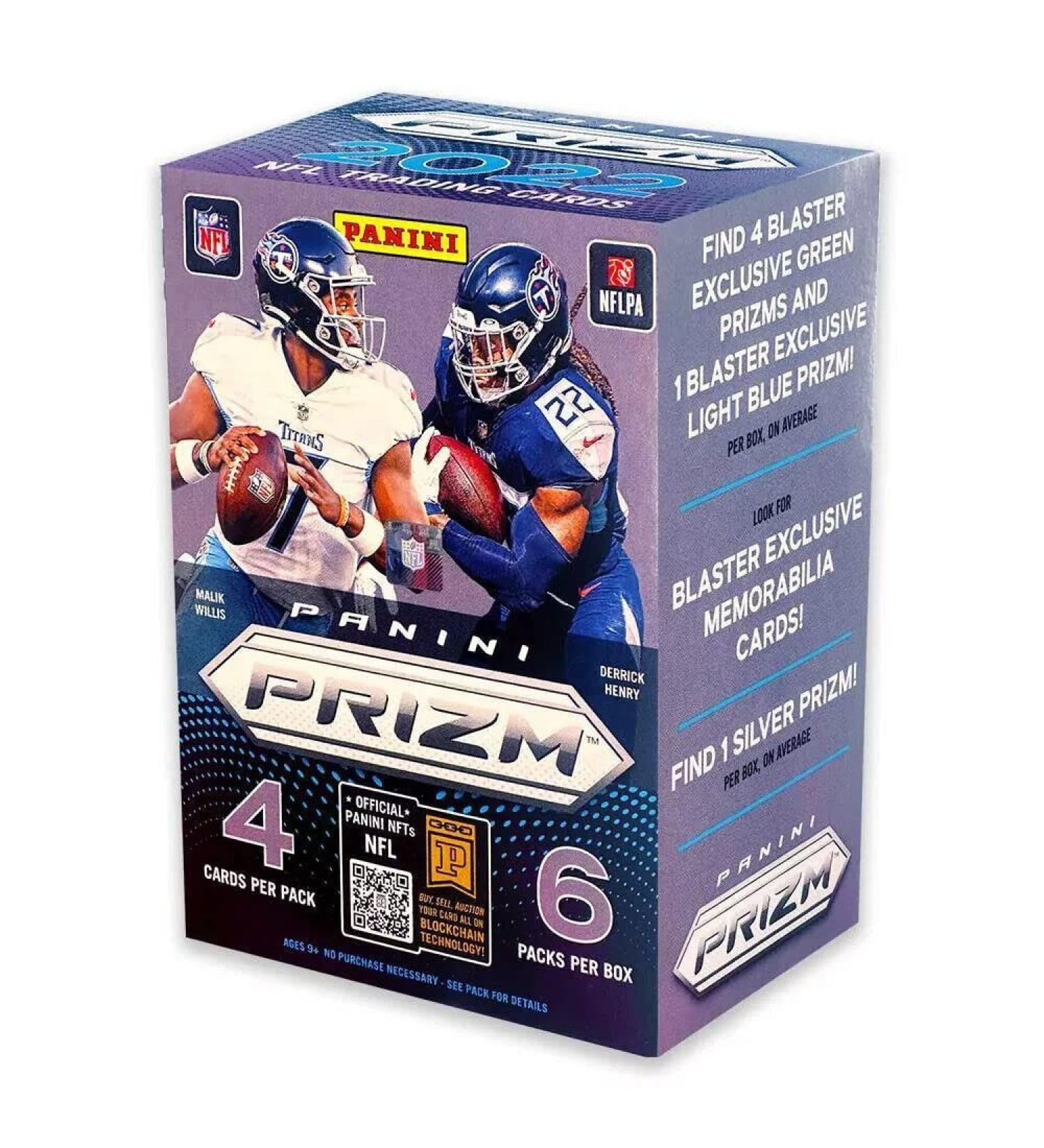 2022 Panini Prizm Football Trading Card Blaster Box