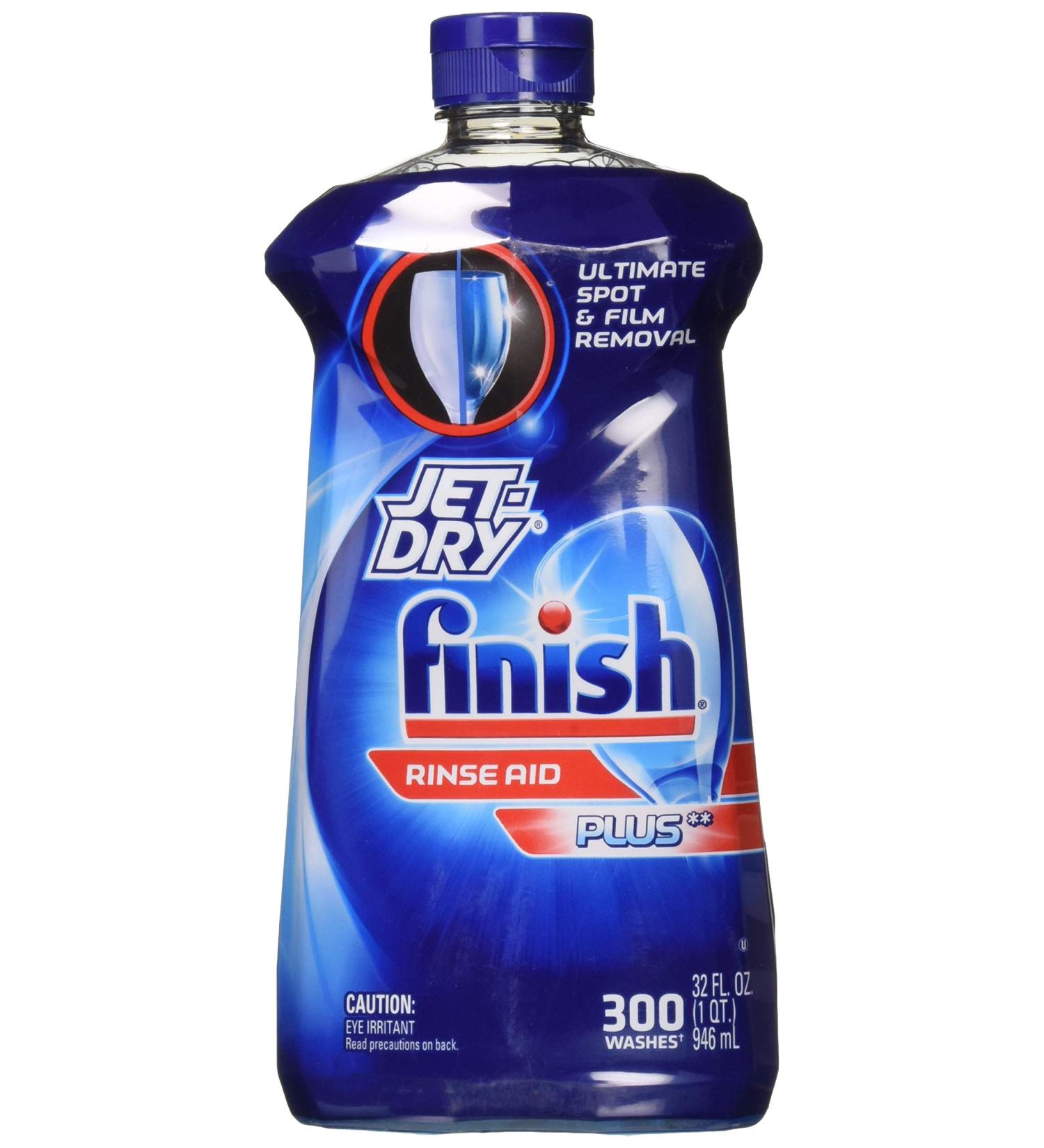 Finish Jet-Dry Plus Dishwasher Rinse Aid 32 Fl Oz