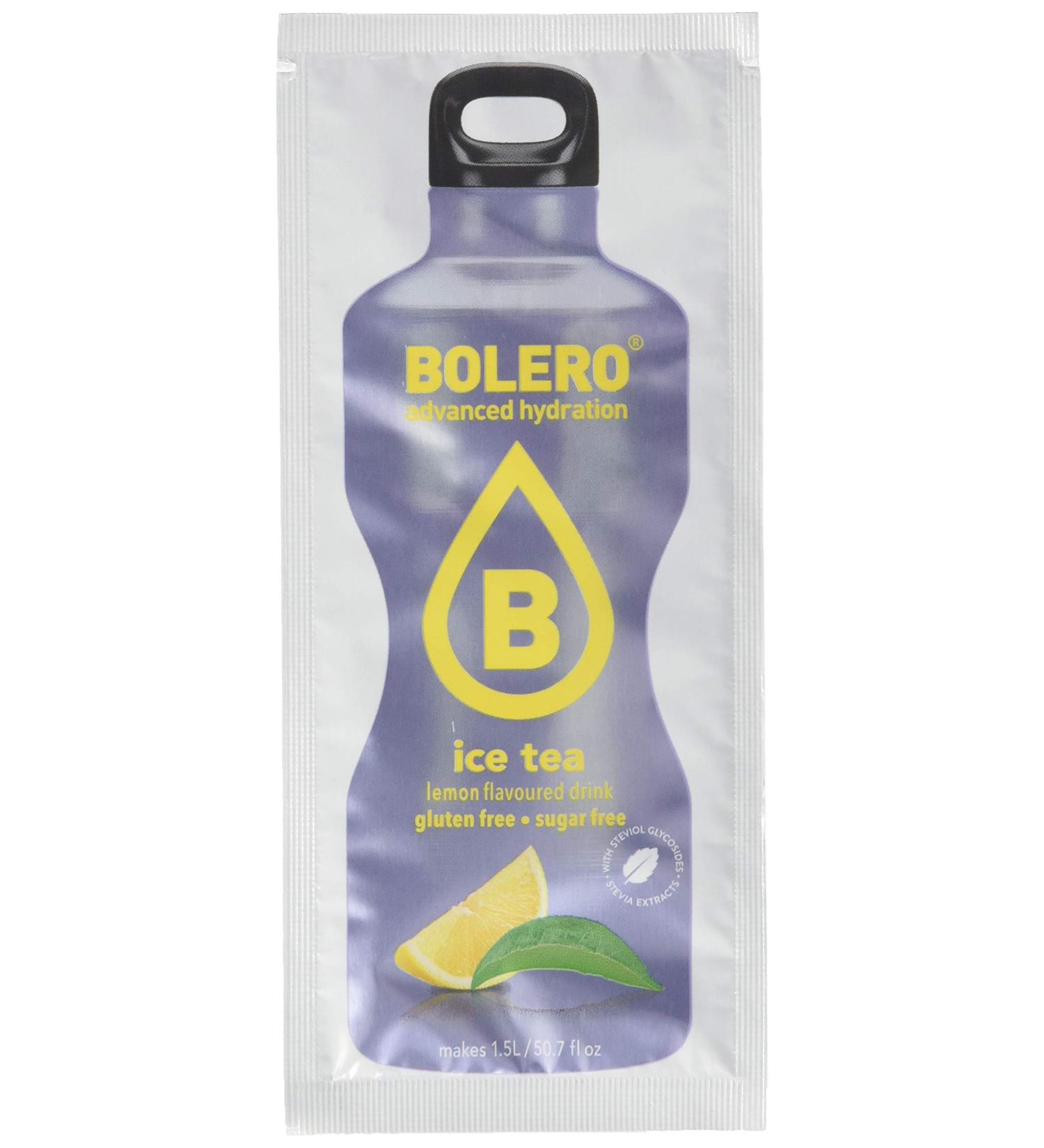 Buy Bolero Ice Tea Lemon - 24x8g Pack | No Deposit Refreshing 192g Flavor for Global Shipping - Buy Online on GoSupps.com