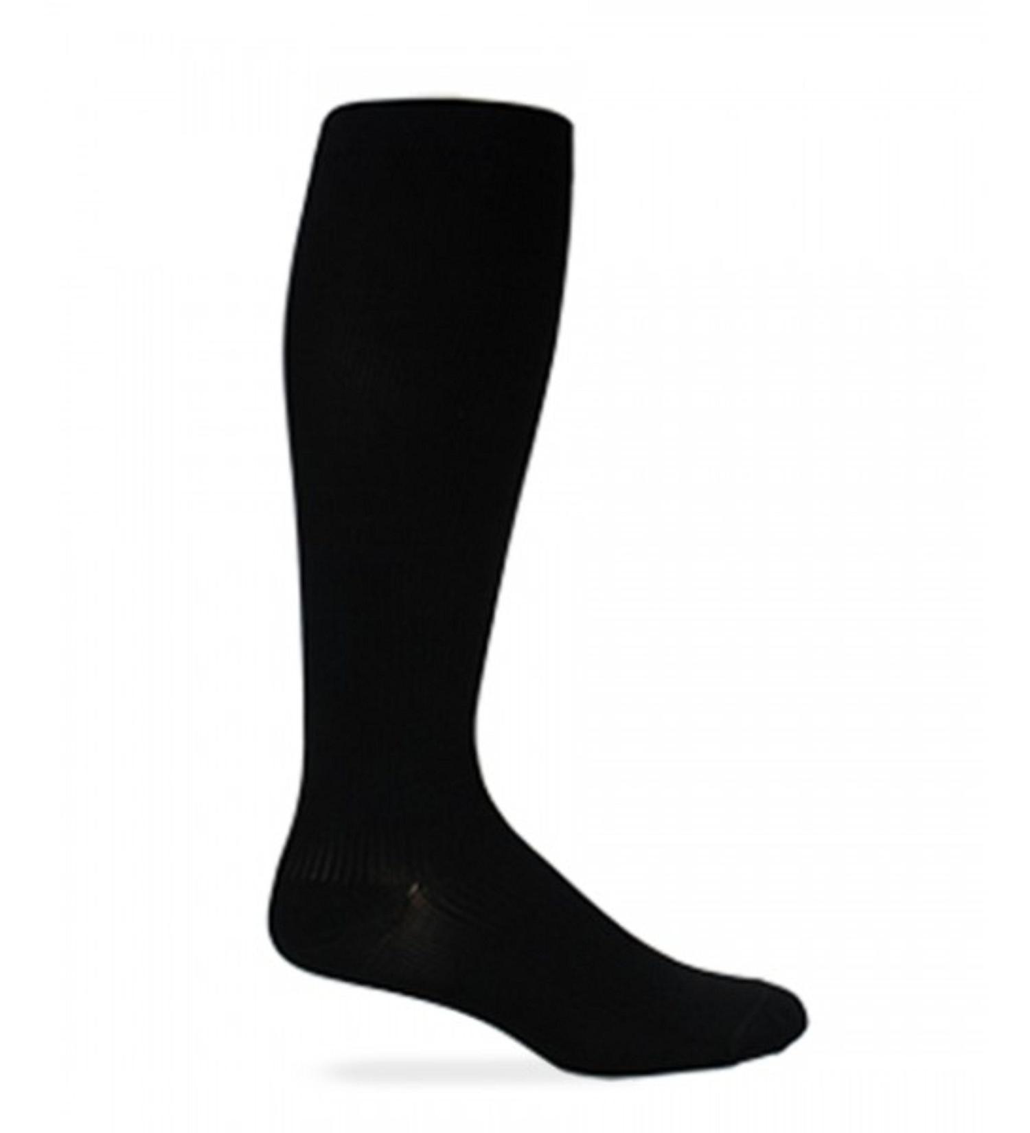 Jefferies Socks Firm Support Over the Calf Compression Dress Socks - Large 12-14 Black | International Shipping Available - Buy Online on GoSupps.com