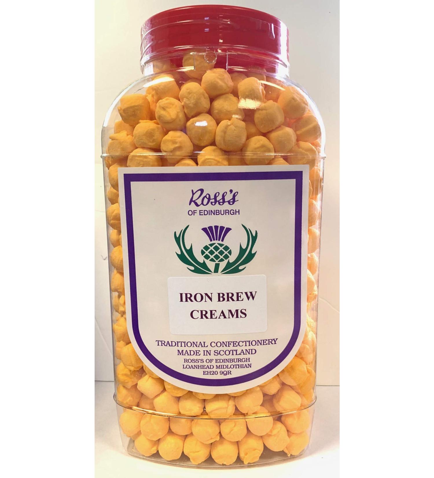 Ross's of Edinburgh Iron Brew flavour Creams Jar 2.25 kg