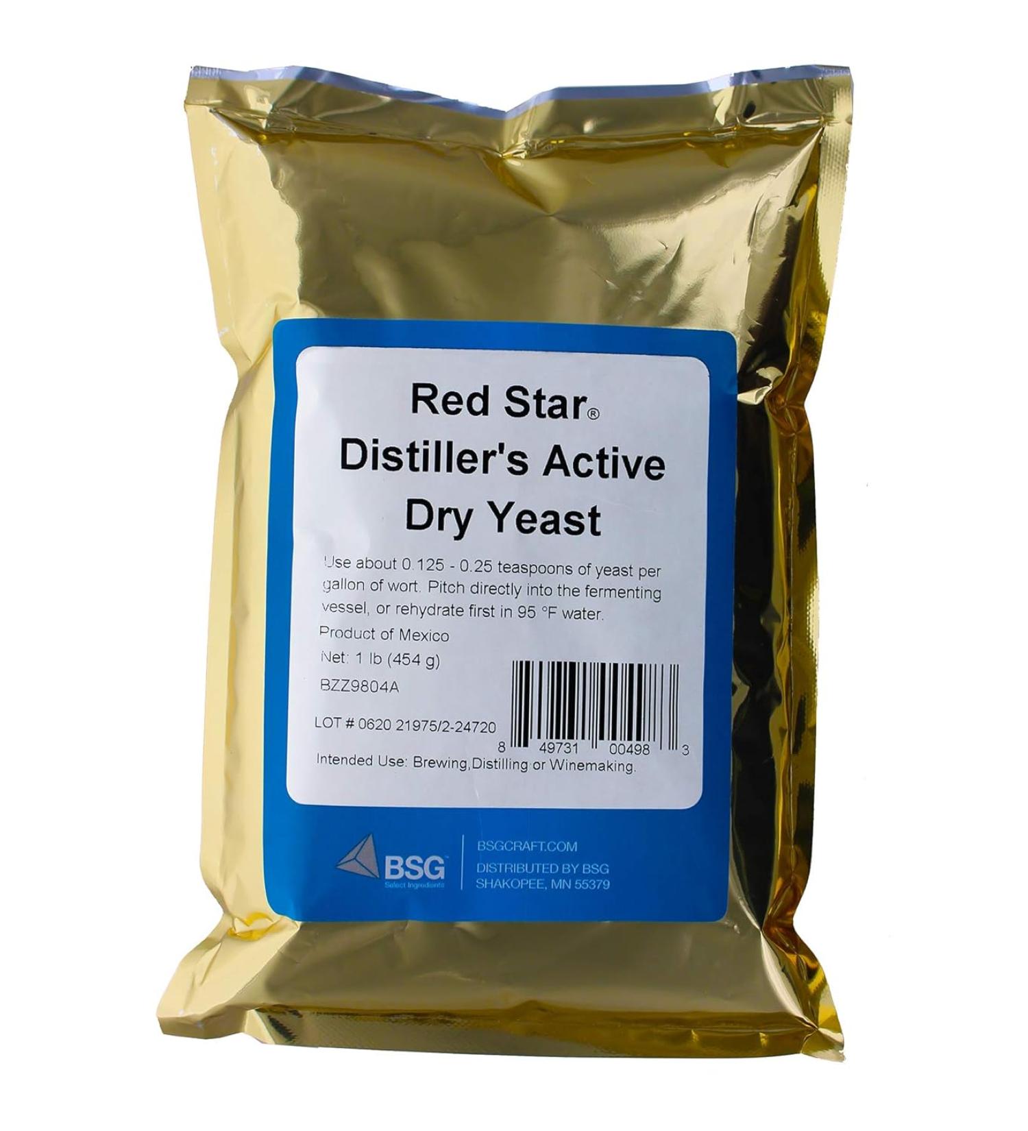 Red Star Dady 9804 Distillers Active Dry Yeast 1lb - Packaging May Vary - Buy Online on GoSupps.com