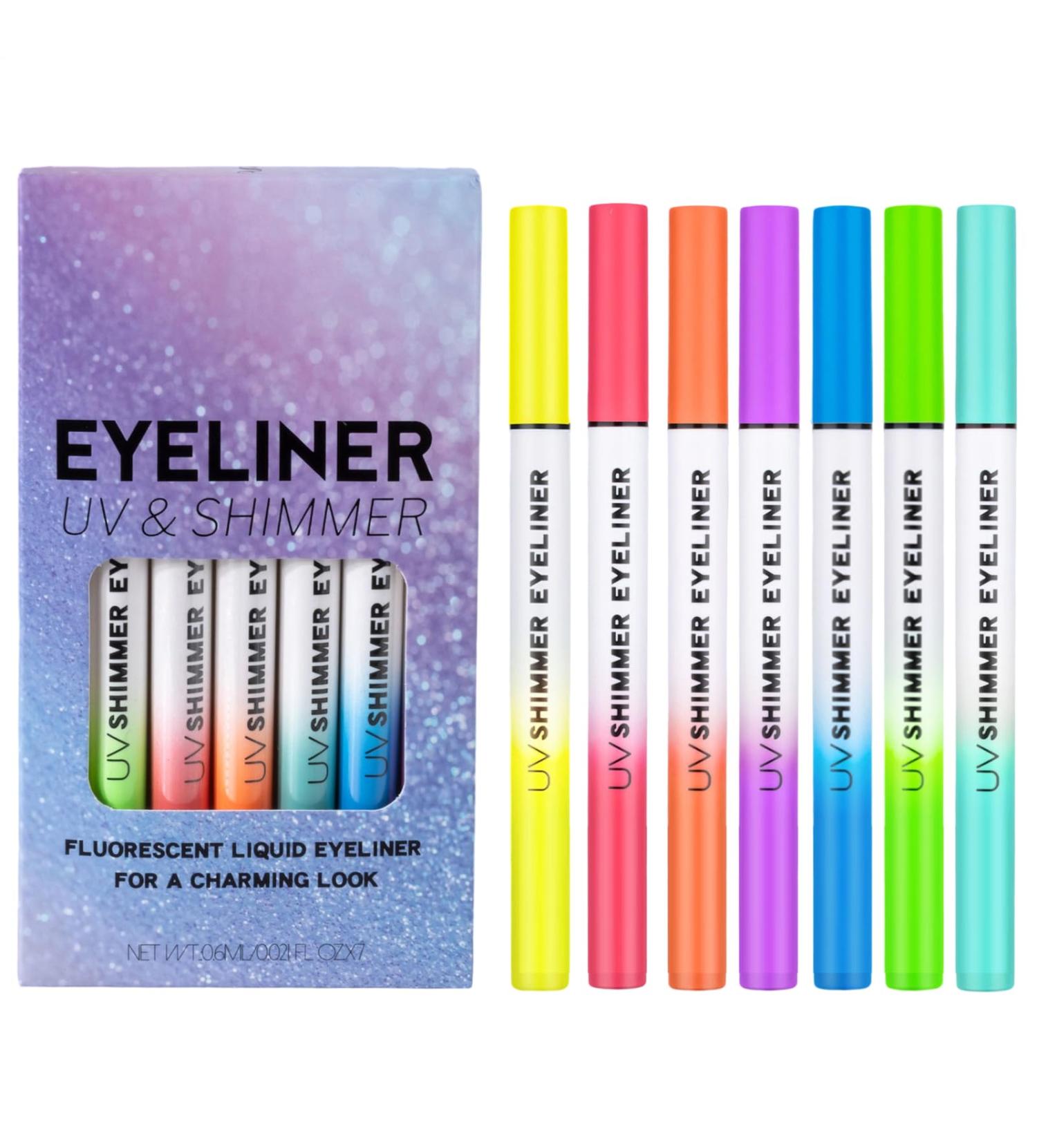 Eyeliners Liquides Color s | clat Scintillant Eye-liner Imperm able - Stylo Maquillage Pigment Brillant Longue Tenue pour Filles et Femmes Soir e F te Spectacle - Buy Online on GoSupps.com