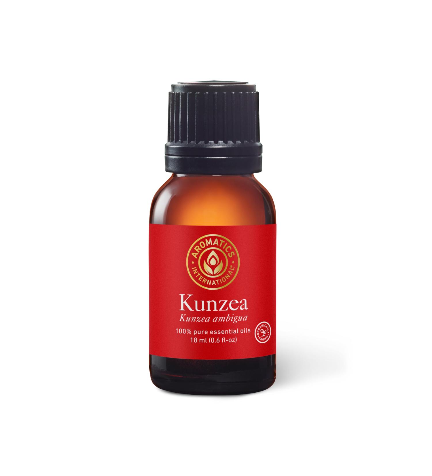 Aromatics International Premium Organic Kunzea Essential Oil 18ml | 100% Pure Essential Oil for Diffusion & Aromatherapy Kunzea 0.6 Fl Oz (Pack of 1)