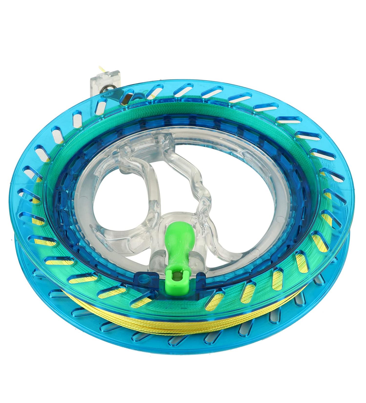 Ritoeasysports Kite Reel Winder - 200m Kite Flying Tool Blue Hand Outdoor Accessories for Effortless Kite Flying - Buy Online on GoSupps.com