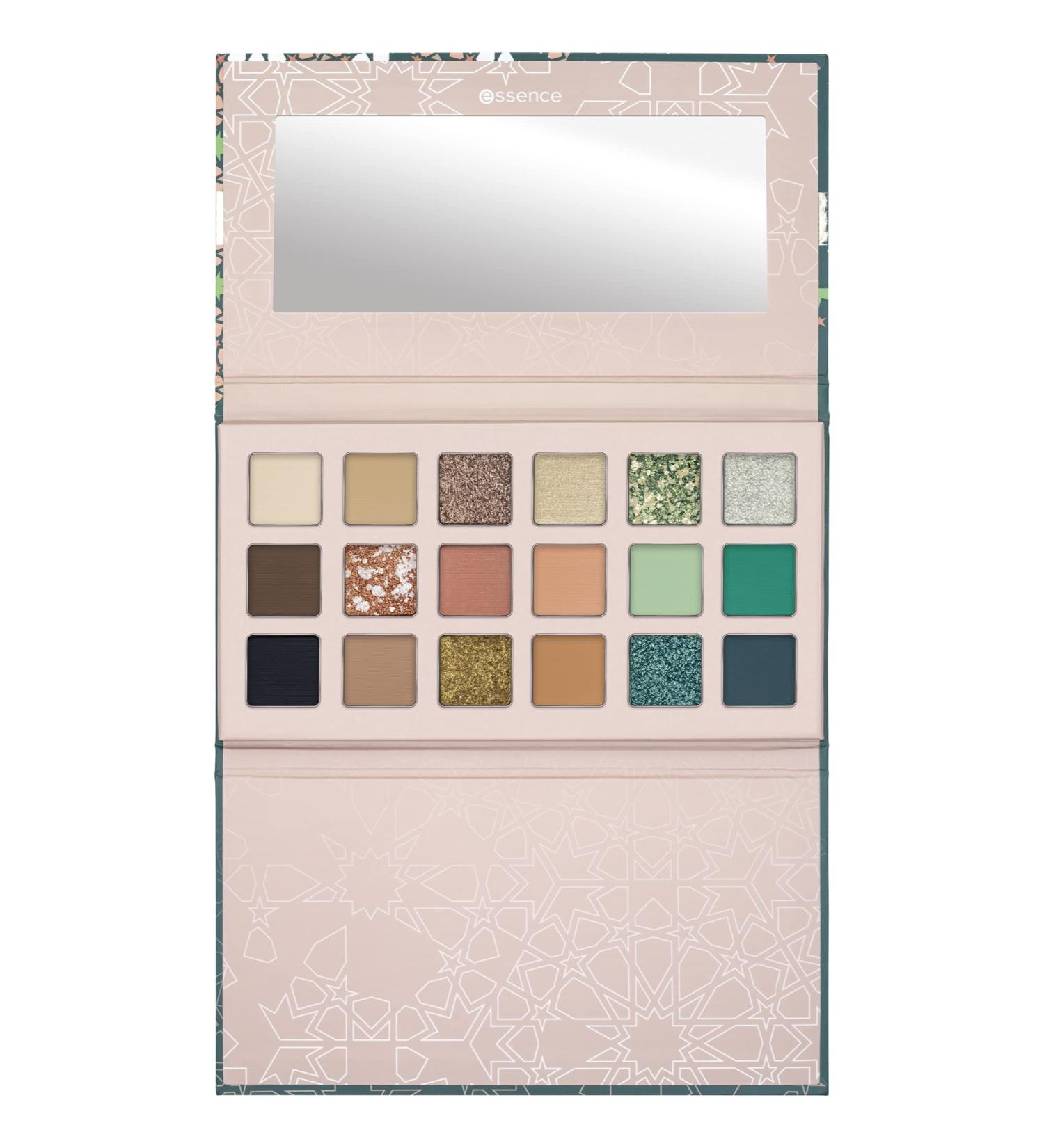 Essence Eyeshadow Palette by Merve - No. 01 Multicolored Vegan Eyeshadow 18 Shades Microplastic & Nanoparticle Free Perfume-Free 13.5g | International Shipping Available - Buy Online on GoSupps.com