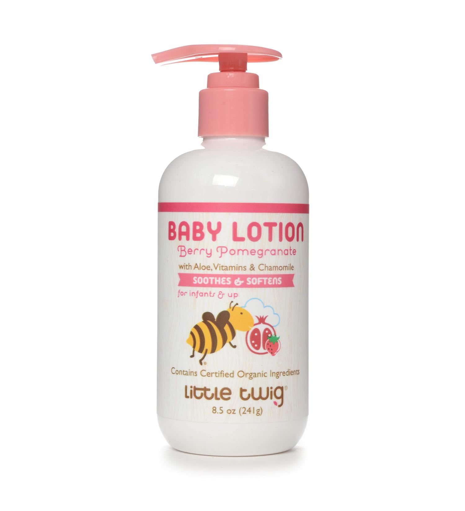Little Twig Baby Lotion - Berry Pomegrante - 8.5 fl oz | Natural Plant-Derived Formula - Buy Online on GoSupps.com