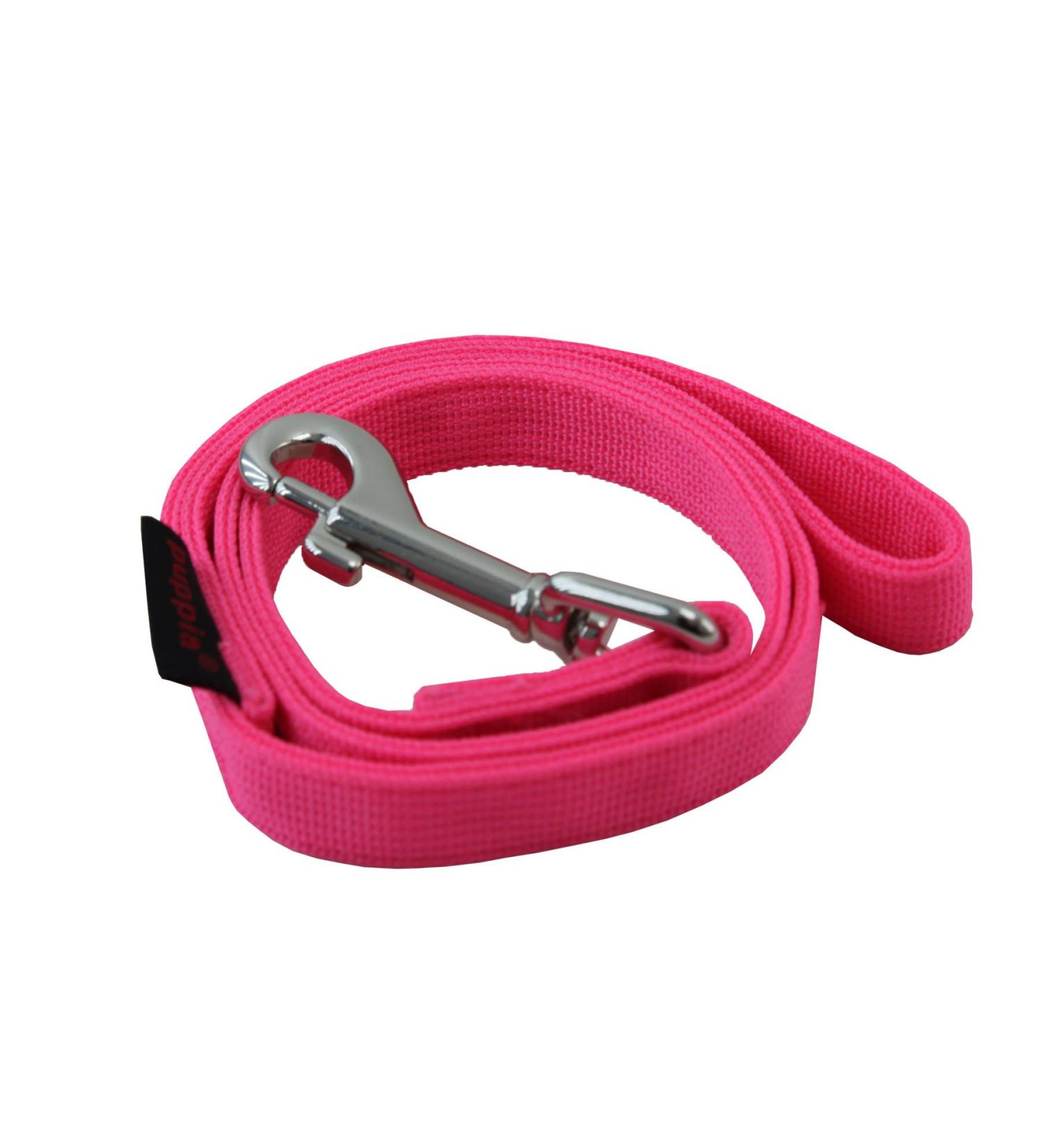 Puppia Authentic Dog Leash in Neon Colors Size L Large Rose | Shop Internationally - Buy Online on GoSupps.com