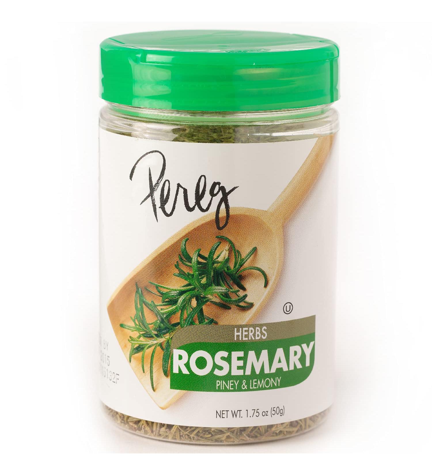 Pereg Natural Foods Organic Rosemary Leaves (1.75 oz) - Non-GMO & Kosher - Culinary Spice for Meat, Salad, and Dressings - Buy Online on GoSupps.com