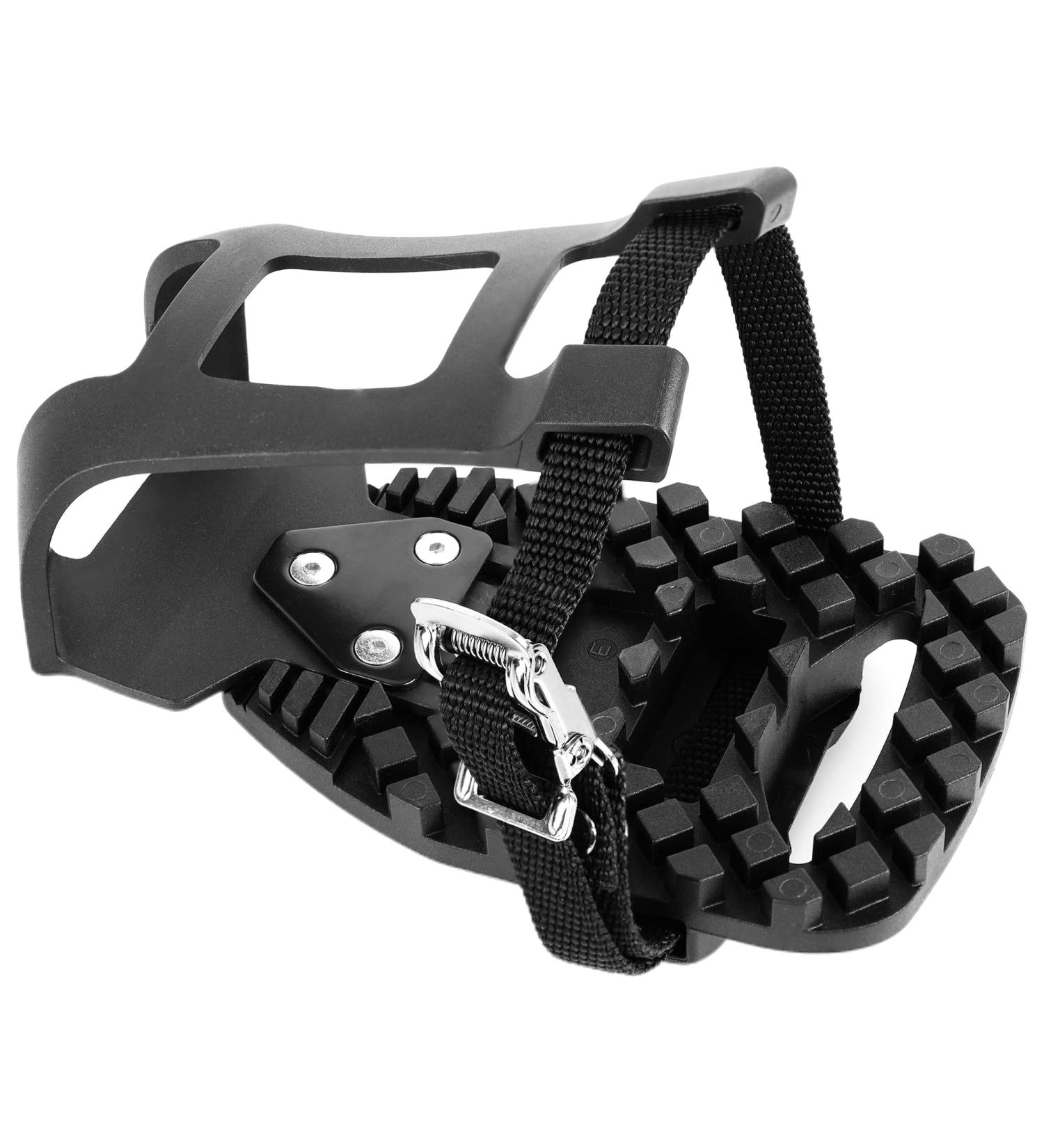 VENZO Bike Toe Clips Cage for Peloton & Look Delta Pedals - For Indoor Spin Bikes - Ride with Sneakers Toe Cages Only - Buy Online on GoSupps.com