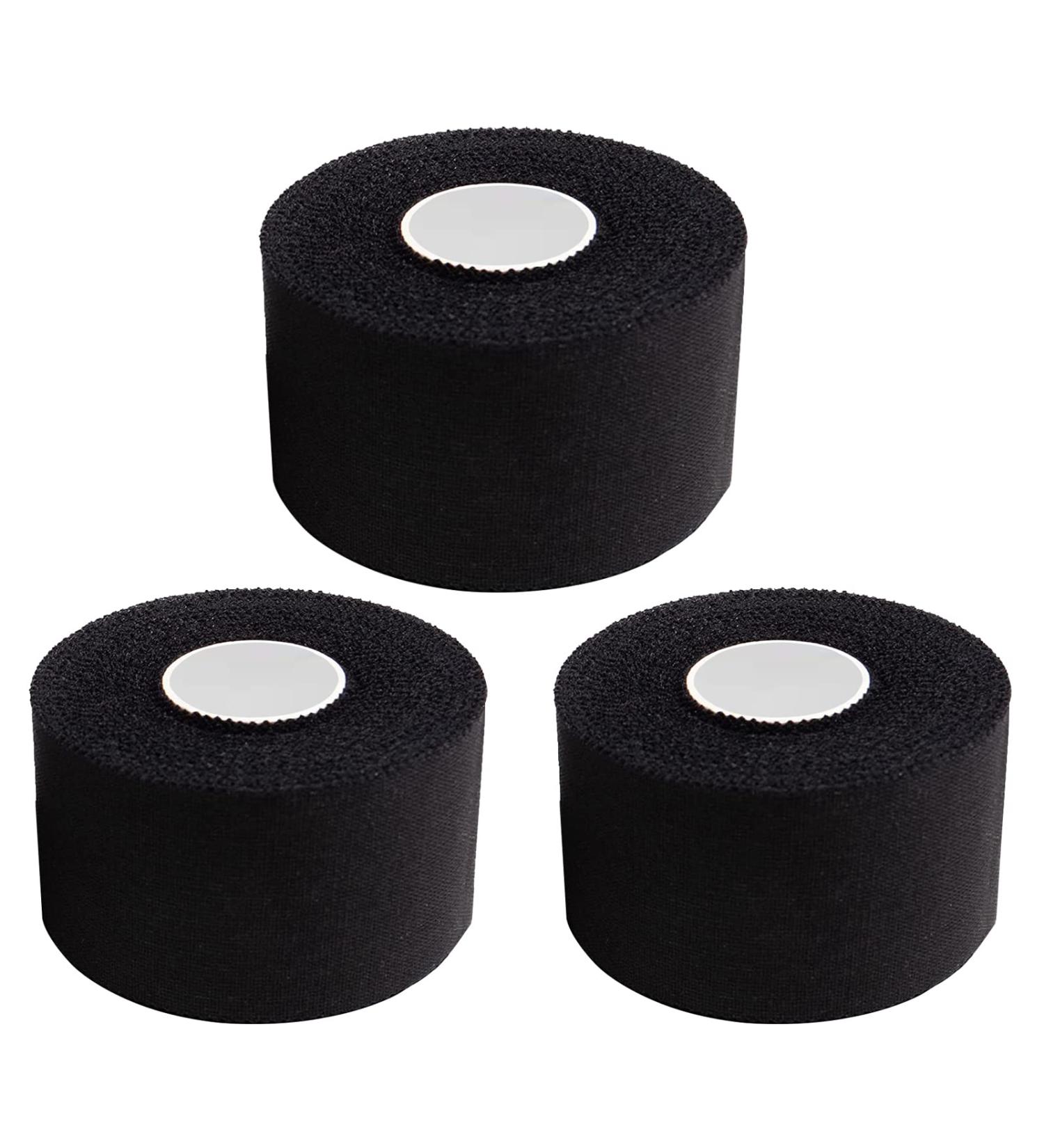 ADMITRY Zinc Oxide Tape (3 Rolls) - Black Athletic Tape for Sports Strapping & Blister Prevention - Buy Online on GoSupps.com