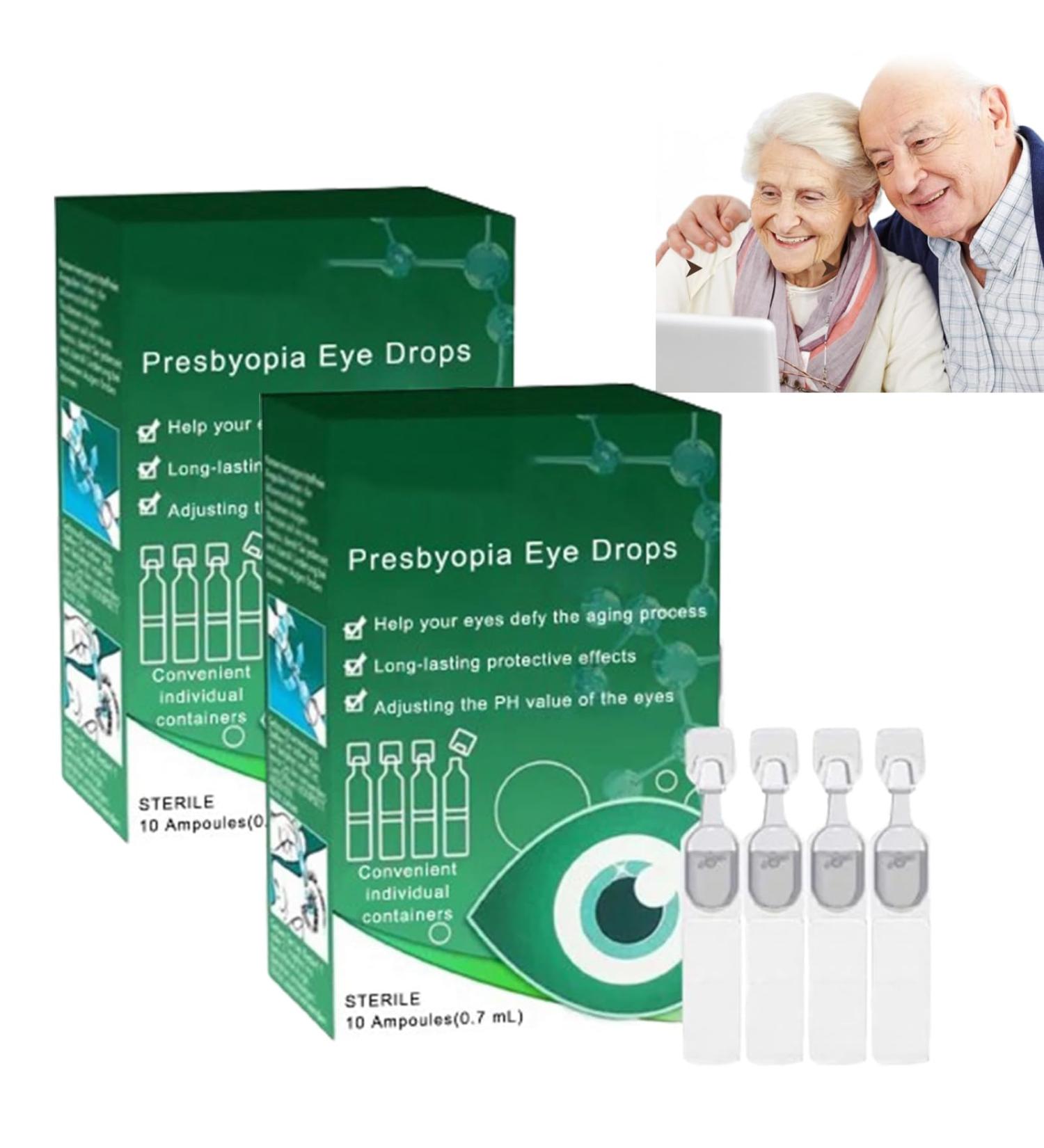 Optivipro Presbyopia Eye Drops Optivipro Eye Drops Presbyopia Recovery Treatment Eye Drops Eye Care Suitable for All Seniors (2pcs) - Buy Online on GoSupps.com