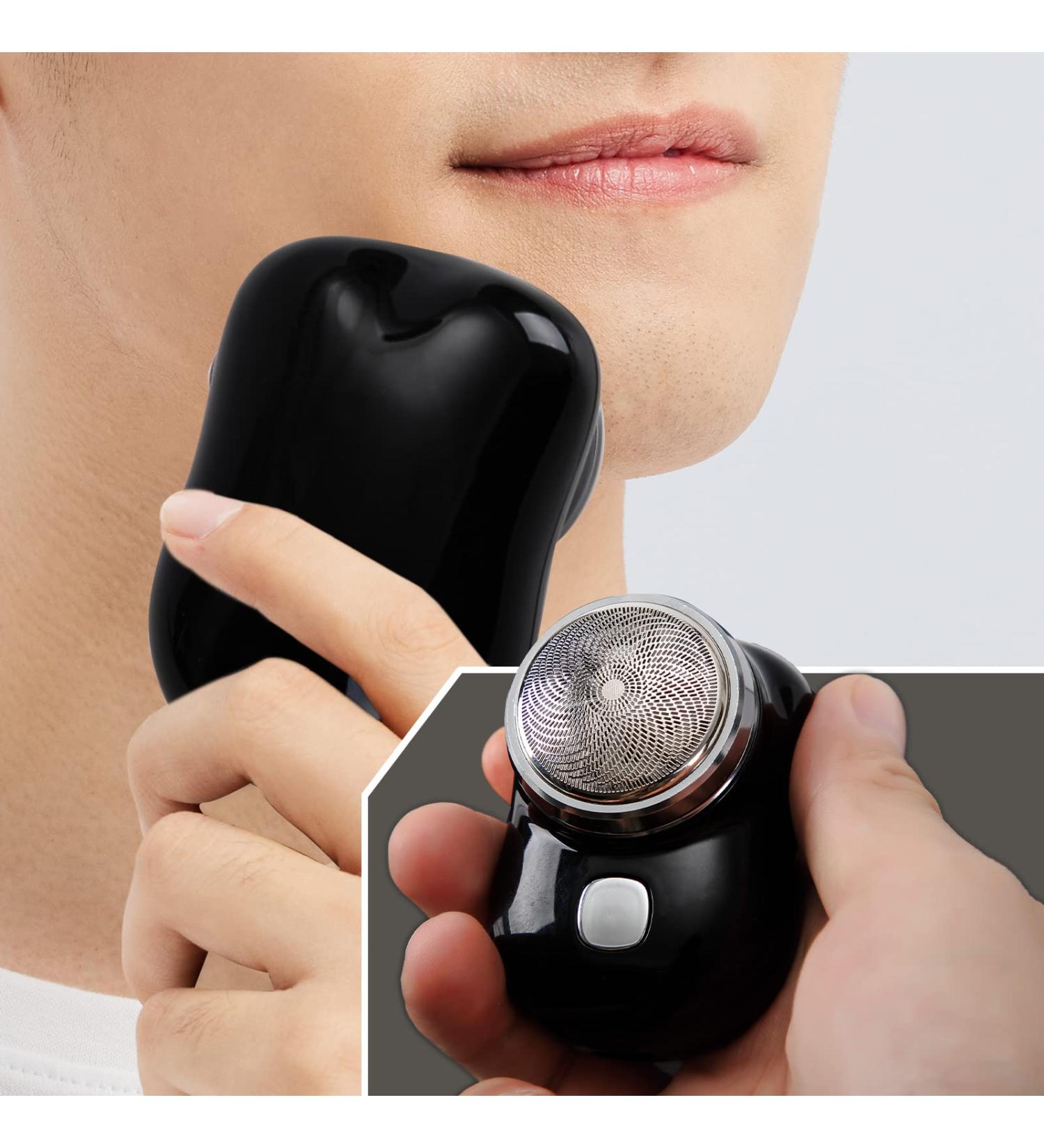 Powerful Storm Shaver for Men - USB Rechargeable Mini Portable Electric Shaver | Ideal Christmas Gift (Black - Buy Online on GoSupps.com