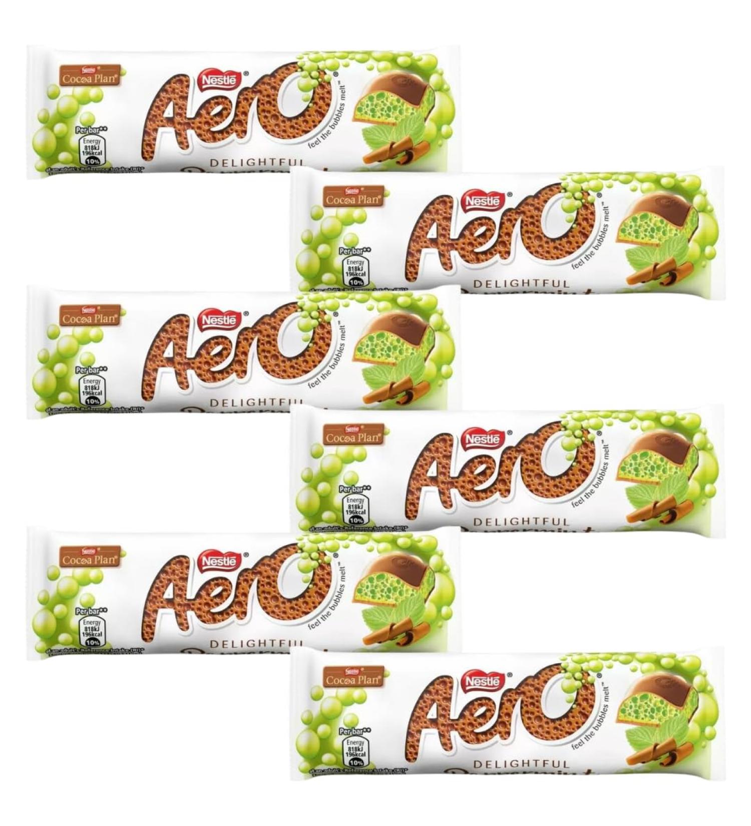 Mint Chocolate Bundle With Aero Peppermint Mint Chocolate Bar 36g (6 Pack)