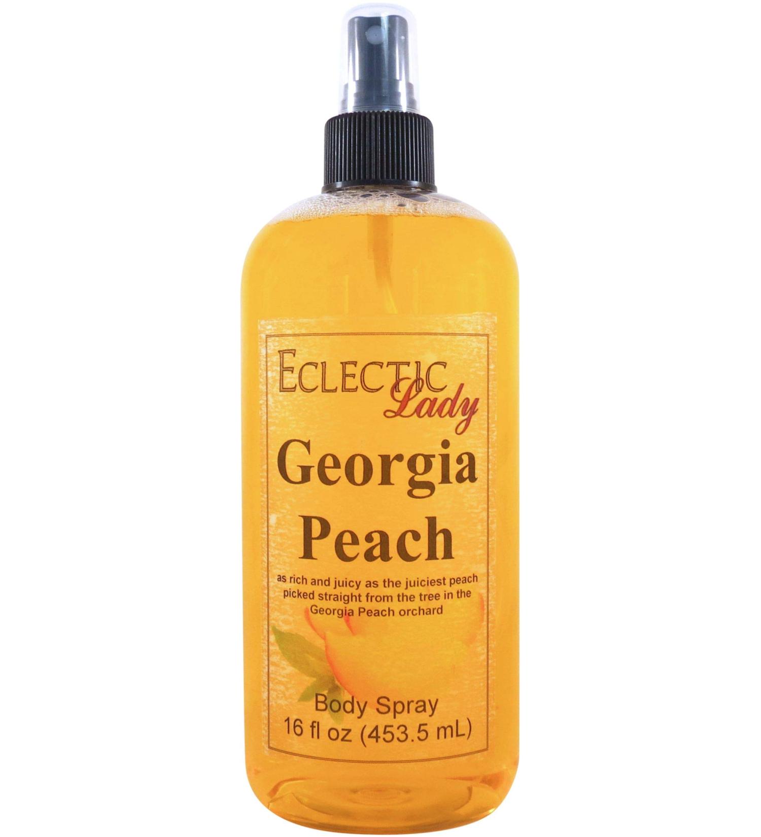 Georgia Peach Body Spray 16 ounces Body Mist for Women with Clean Light & Gentle Fragrance Long Lasting Perfume with Comforting Scent for Men & Women Cologne with Soft Subtle Aroma For Daily Use 16 Fl Oz (Pack of 1) - Buy Online on GoSupps.com