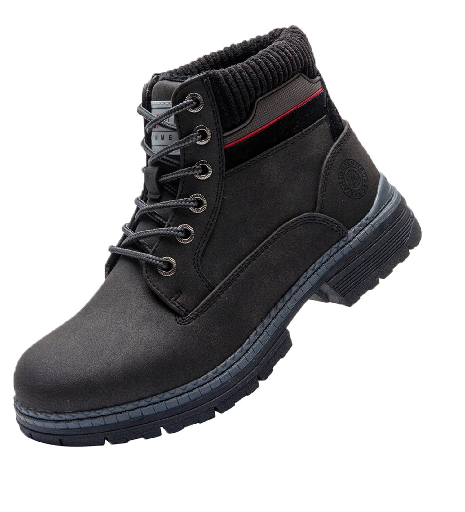 ANJOUFEMME Women's Winter Hiking Snow Boots 7.5 - 2001 Black - Buy Online on GoSupps.com