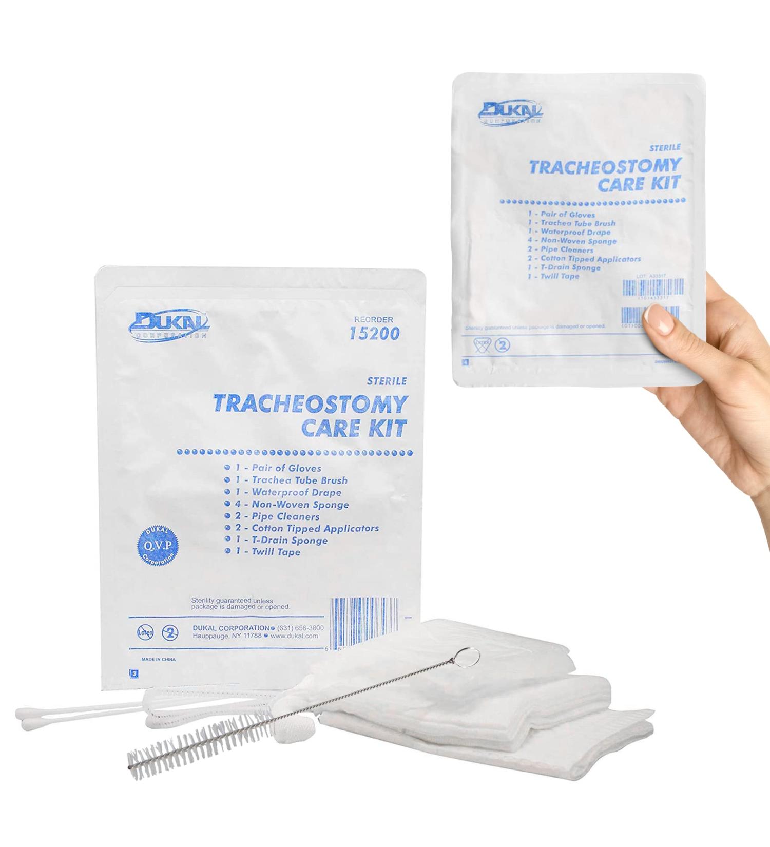 Dukal Tracheostomy Care Kit - Sterile Compact & Disposable | All-in-One Medical Supplies for Individual Needs - Buy Online on GoSupps.com