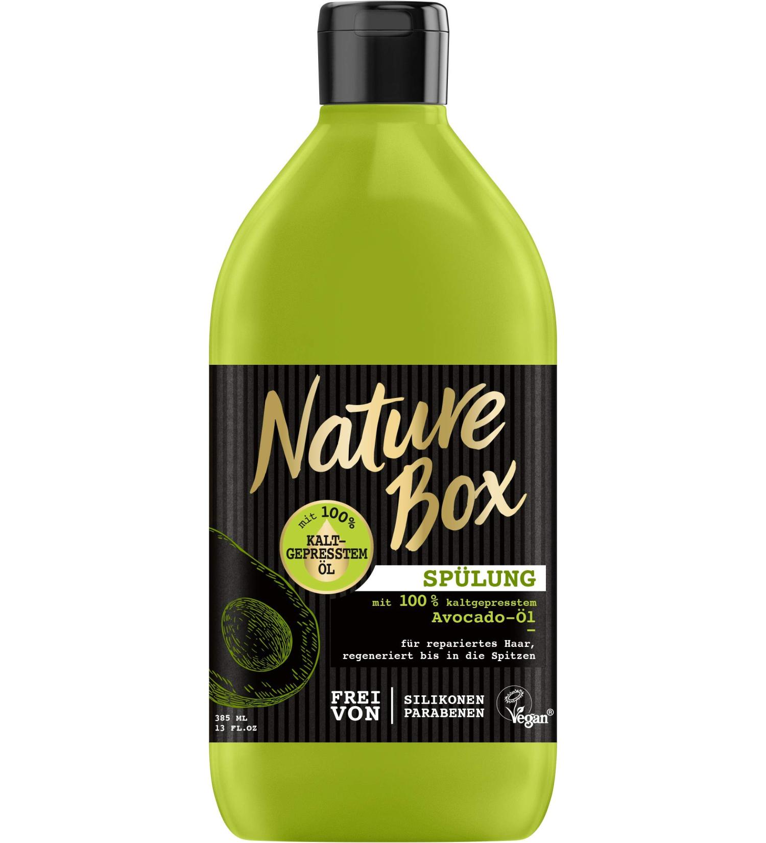 Nature Box Avocado Rinse - 385ml | Nourishing Hair Care for All Hair Types - Fast International Shipping - Buy Online on GoSupps.com