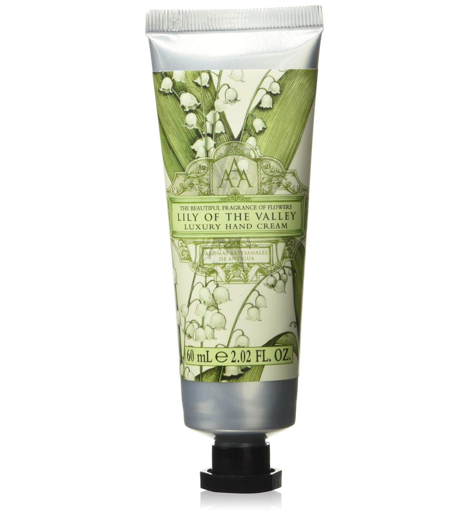 Luxury AAA Hand Cream with Shea Butter - Lily of the Valley - 60ml/2fl oz - Buy Online on GoSupps.com