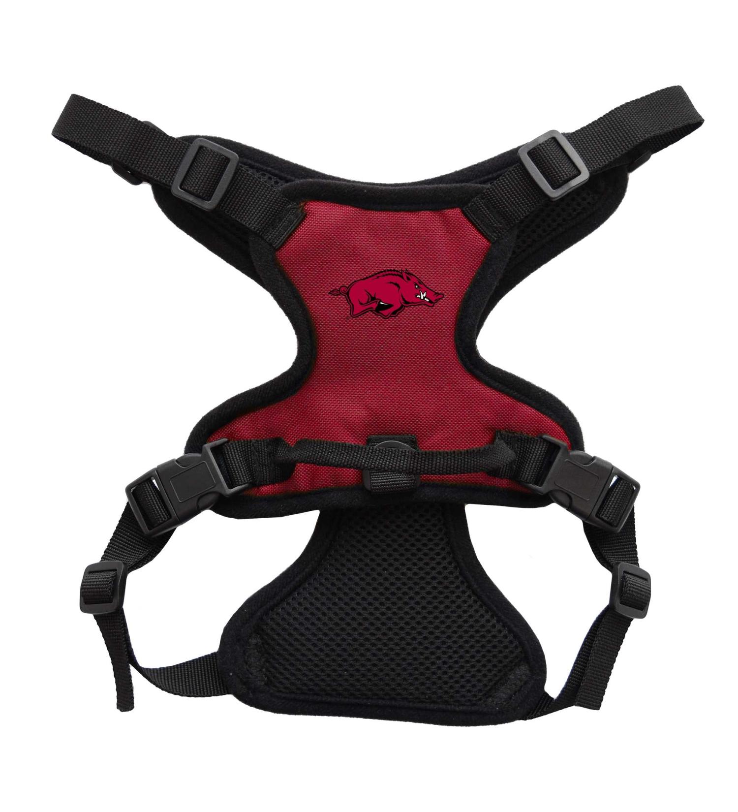 Littlearth NCAA Arkansas Razorbacks Front Clip Pet Harness - Small | Team Color Unisex-Adult - Buy Online on GoSupps.com
