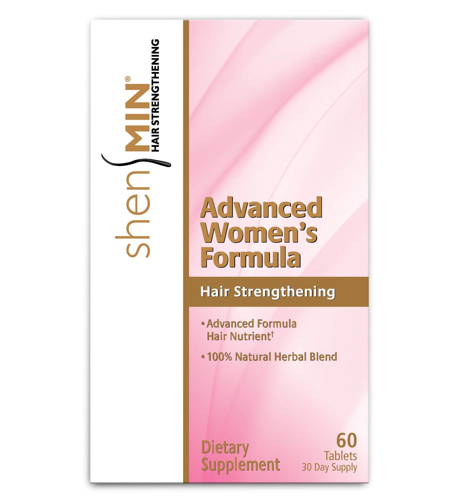 Natrol Shen Min Advanced Women's Hair Strengthening Formula - 60 Tablets for Thicker, Healthier Hair - Buy Online on GoSupps.com