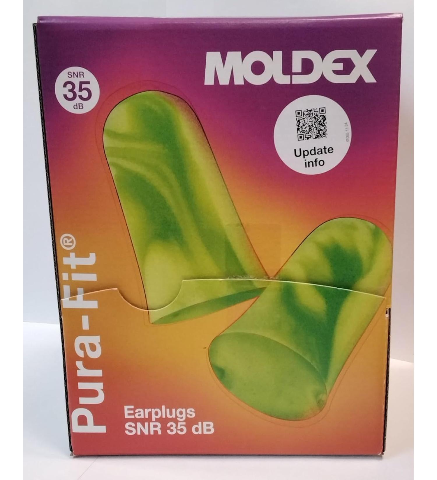 Moldex 770001 Pura-Fit Earplugs - SNR 36 Pack of 200 | Best Noise Protection International Shipping Available - Buy Online on GoSupps.com
