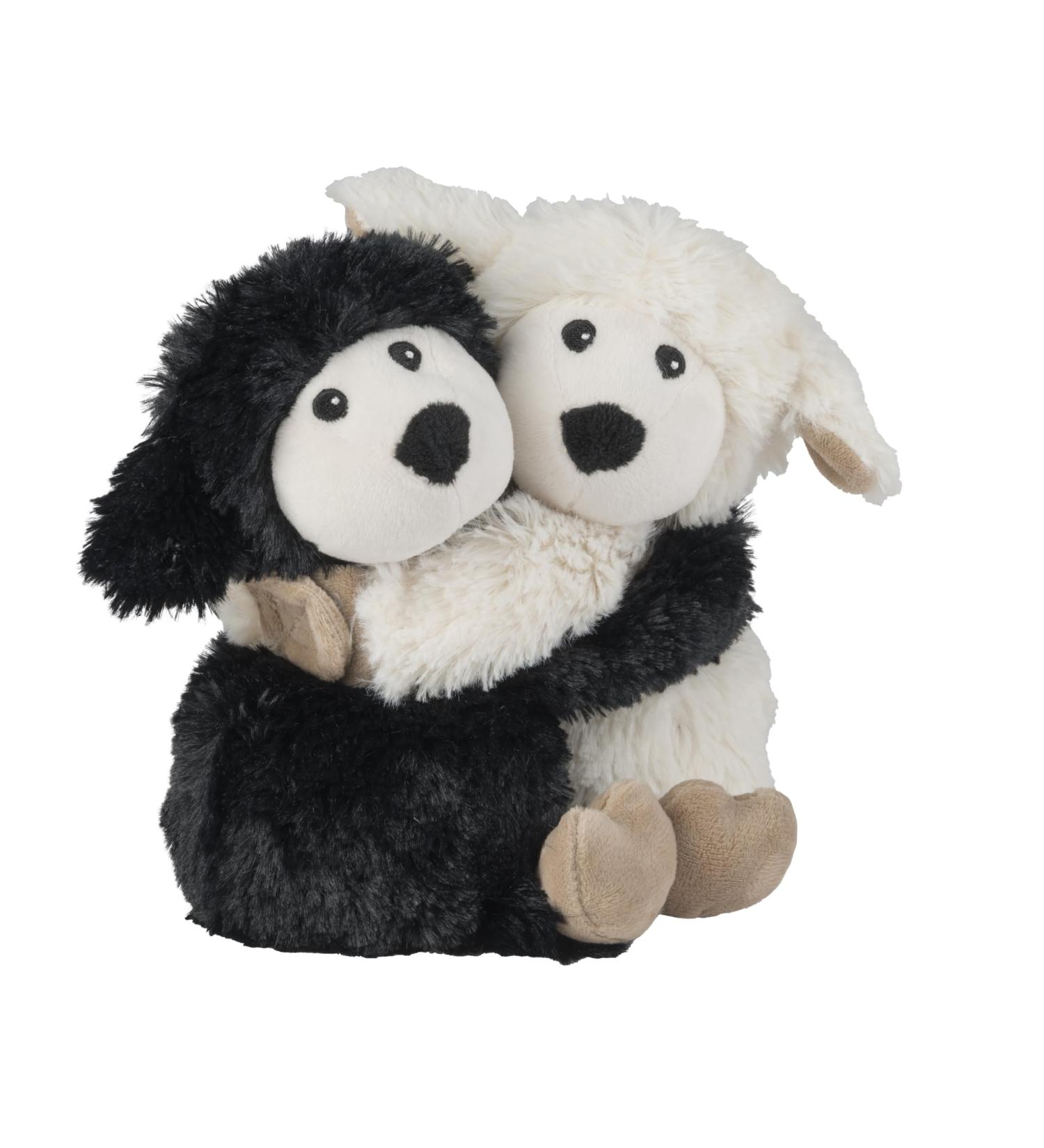 Buy Warmies Cuddly Toy Sheep Set | Cozy Black and White Plush Friends - International Shipping Available - Buy Online on GoSupps.com